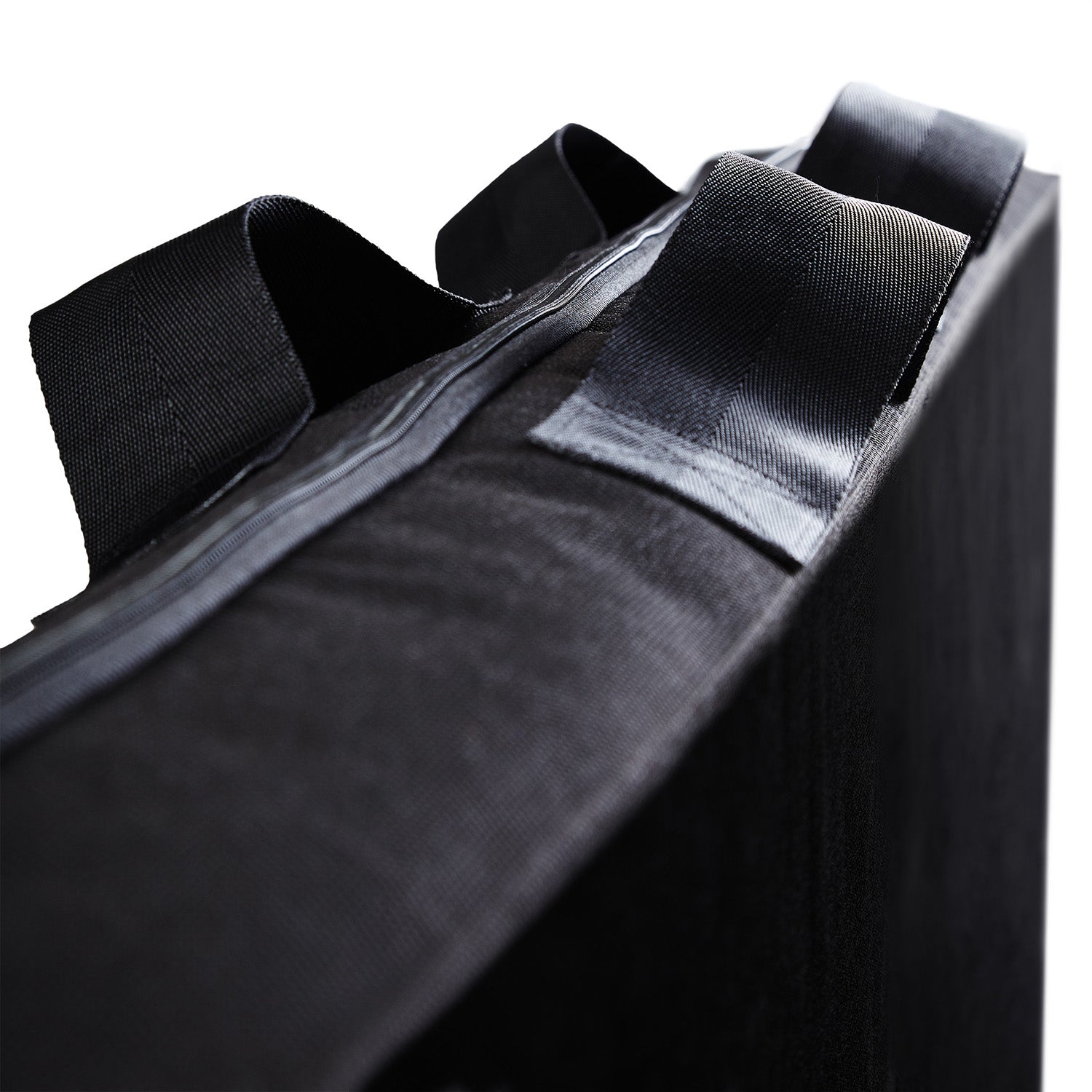 Matratzen-Aufbewahrungstasche - 160 x 200 x 25 cm - Schwarz mit Reißverschluss und Tragegriff für sicheren Transport und Lagerung.