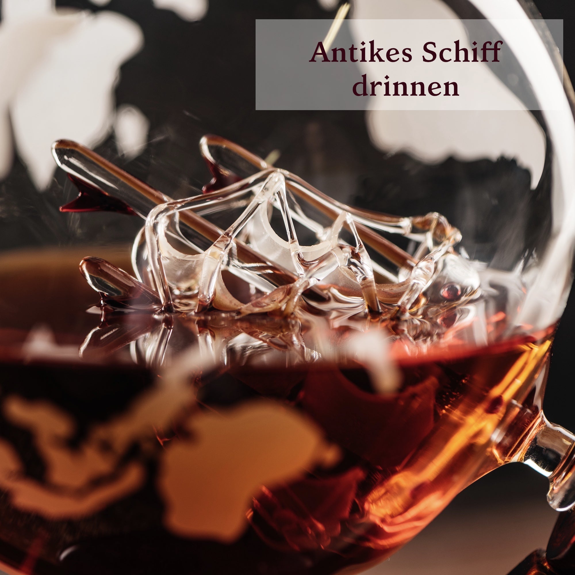 8-in-1-Whisky-Dekanter-Seta – 4 Gläser