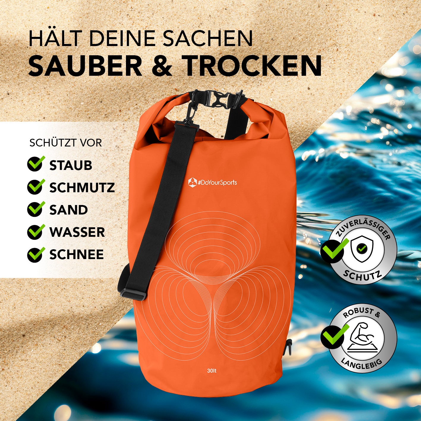 Dry Bag 30L - Orange