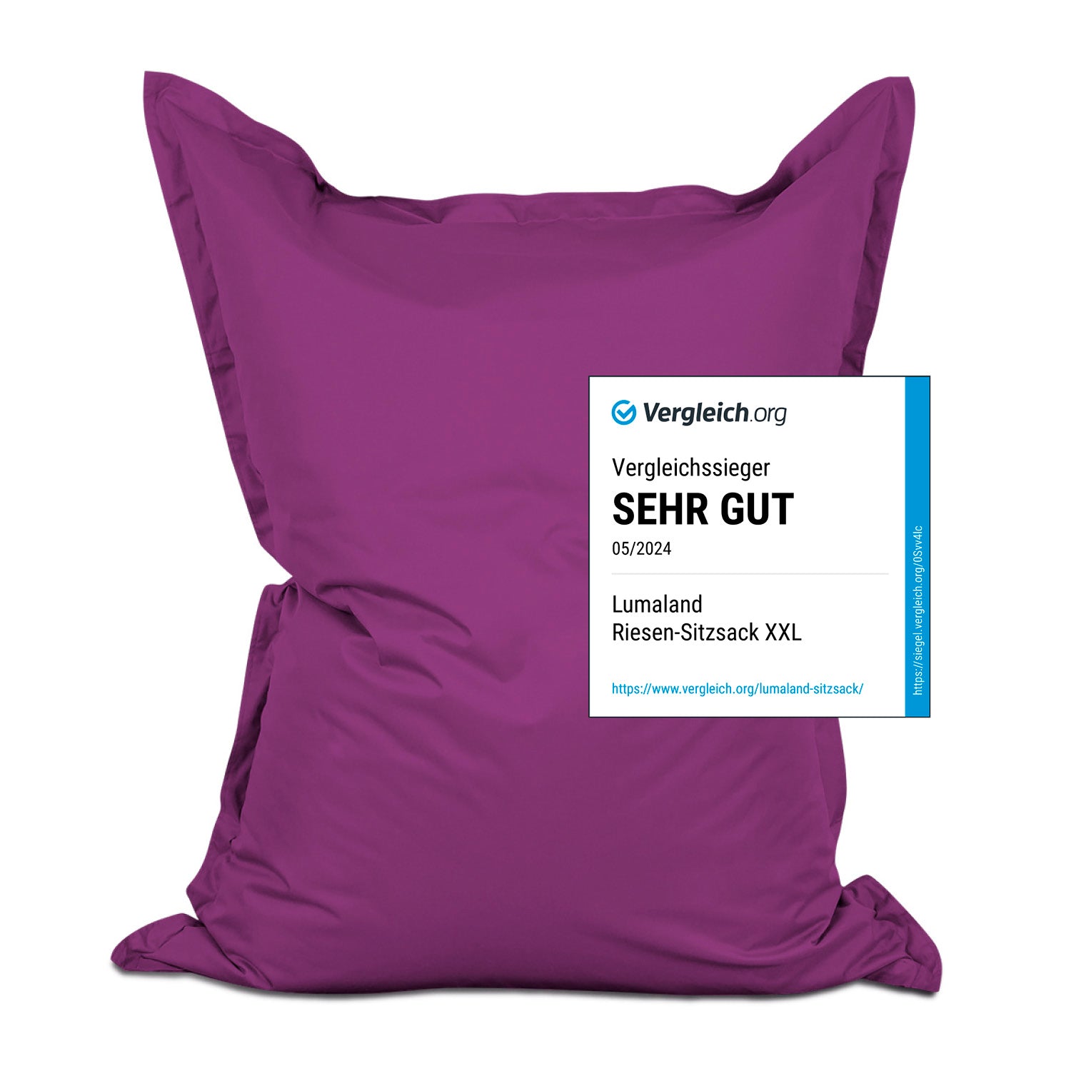 Sitzsack Classic XXL (380 L) - indoor - & outdoor - Lila