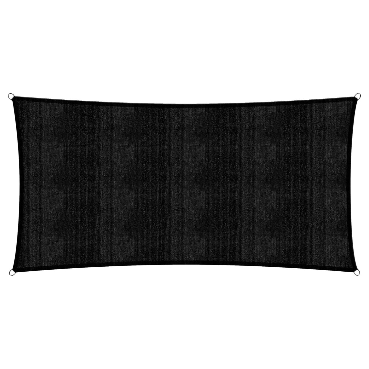 LUMALAND Sonnensegel 100% HDPE mit Stabilisator für UV-Schutz - Rechteck 5  x 7 Meter
