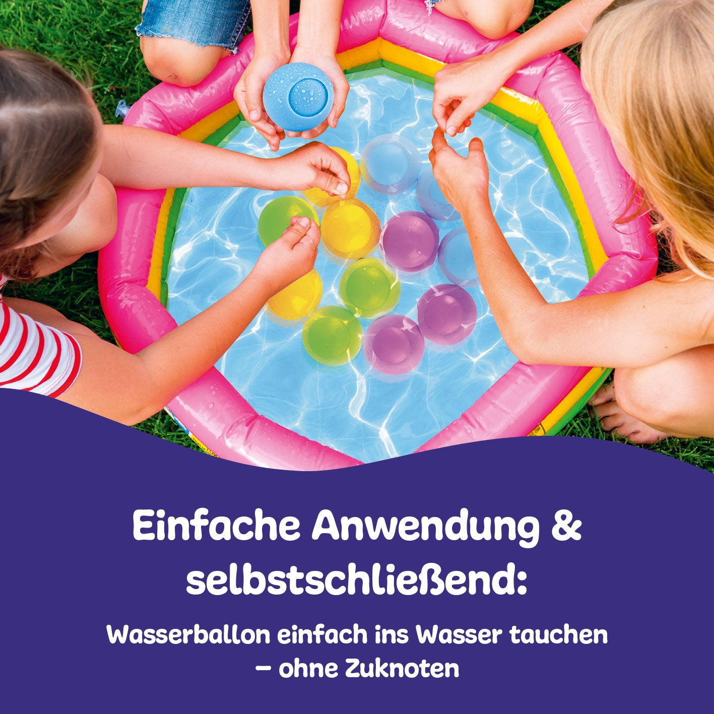 Wiederverwendbare Wasserbomben - 24 Stück