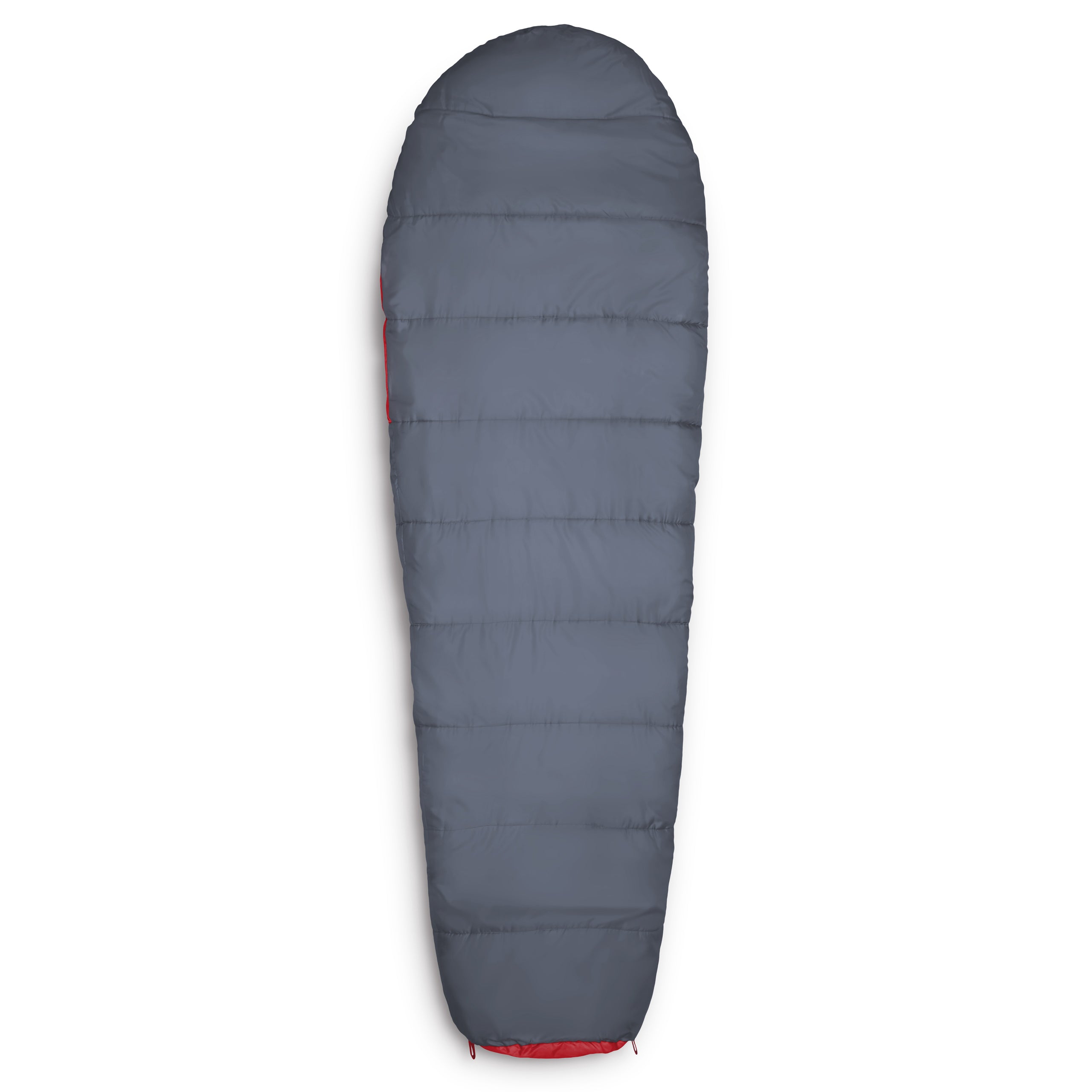 Camping Schlafsack Classic - Mumienschlafsack mit Tasche, wasserabweisend, atmungsaktiv, 230 x 80 x 55 cm, Rot, ideal für Outdoor und Camping.