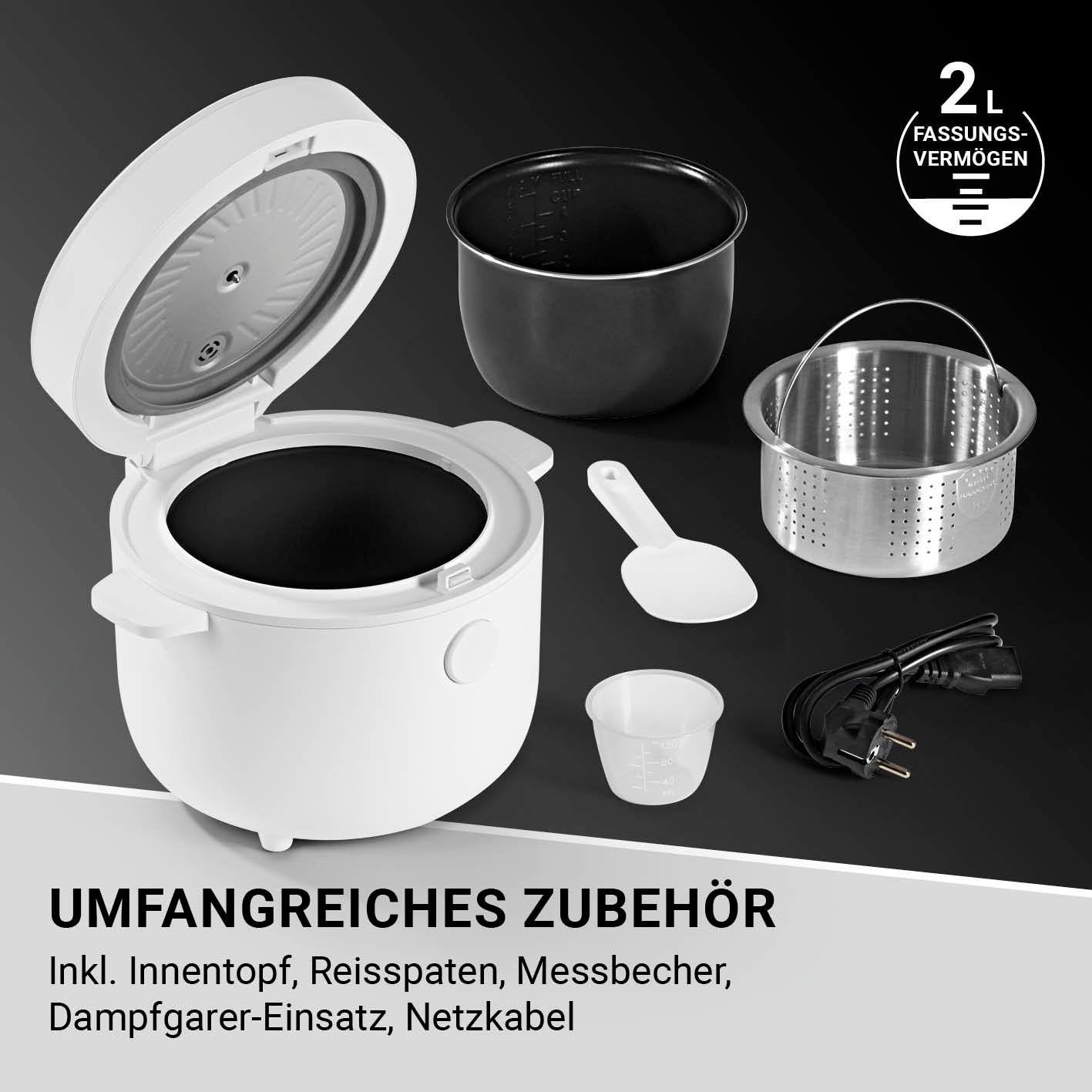 Digitaler Reiskocher
