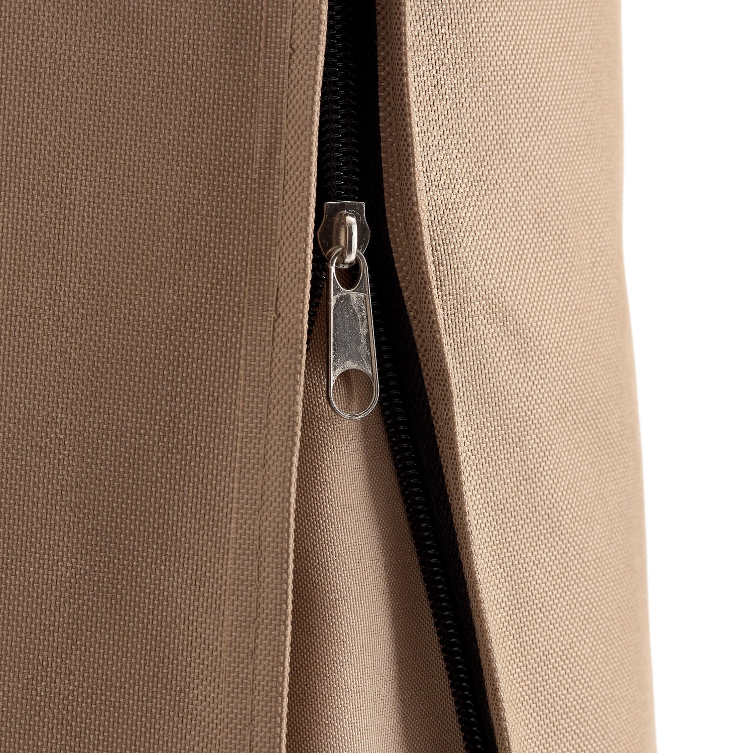 Abdeckung für Sonnenschirm - 160 x 50/65 cm - Beige mit robustem Reißverschluss und wasserdichtem, PVC-beschichtetem Oxford 600D Gewebe.