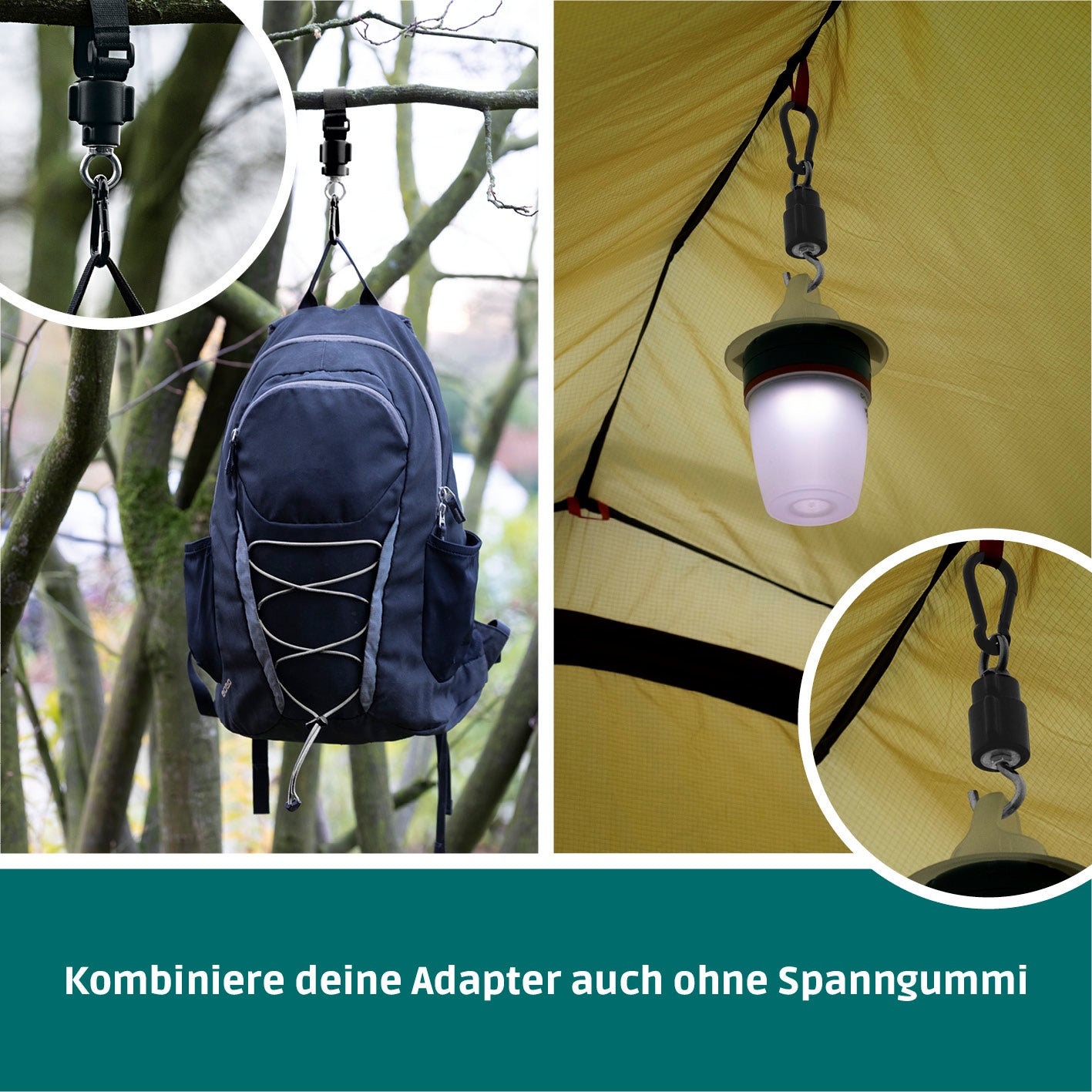Multifunktionales Spanngummi-System - Premium-Set - 2er-Set