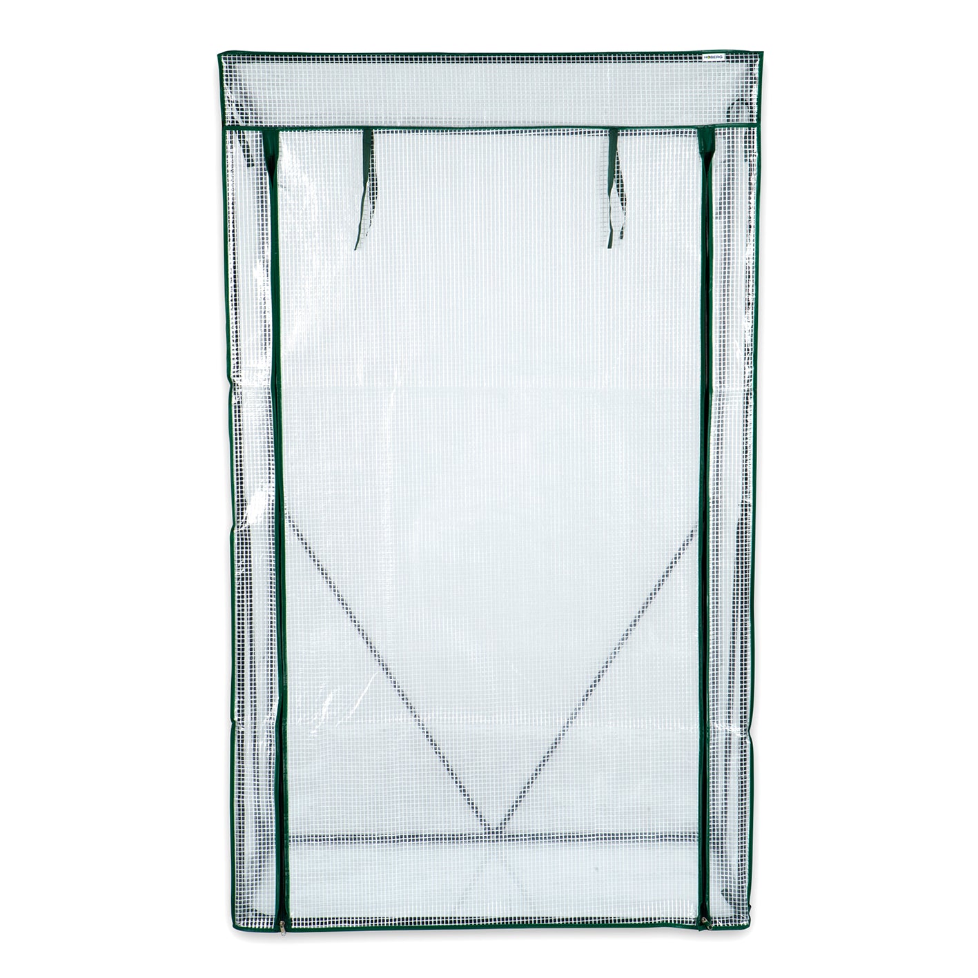 Folien-Gewächshaus - 100 x 50 x 158/170 cm, stabiles, lichtdurchlässiges PE-Gewächshaus mit Reißverschluss und Sicherungsschnüren.