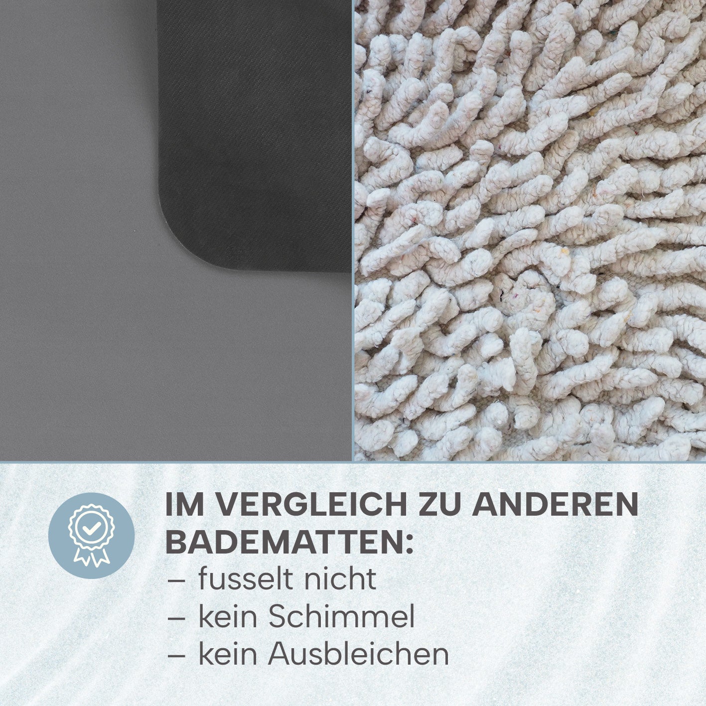 Badematte Spa - 60 x 90 cm - Dunkelgrau