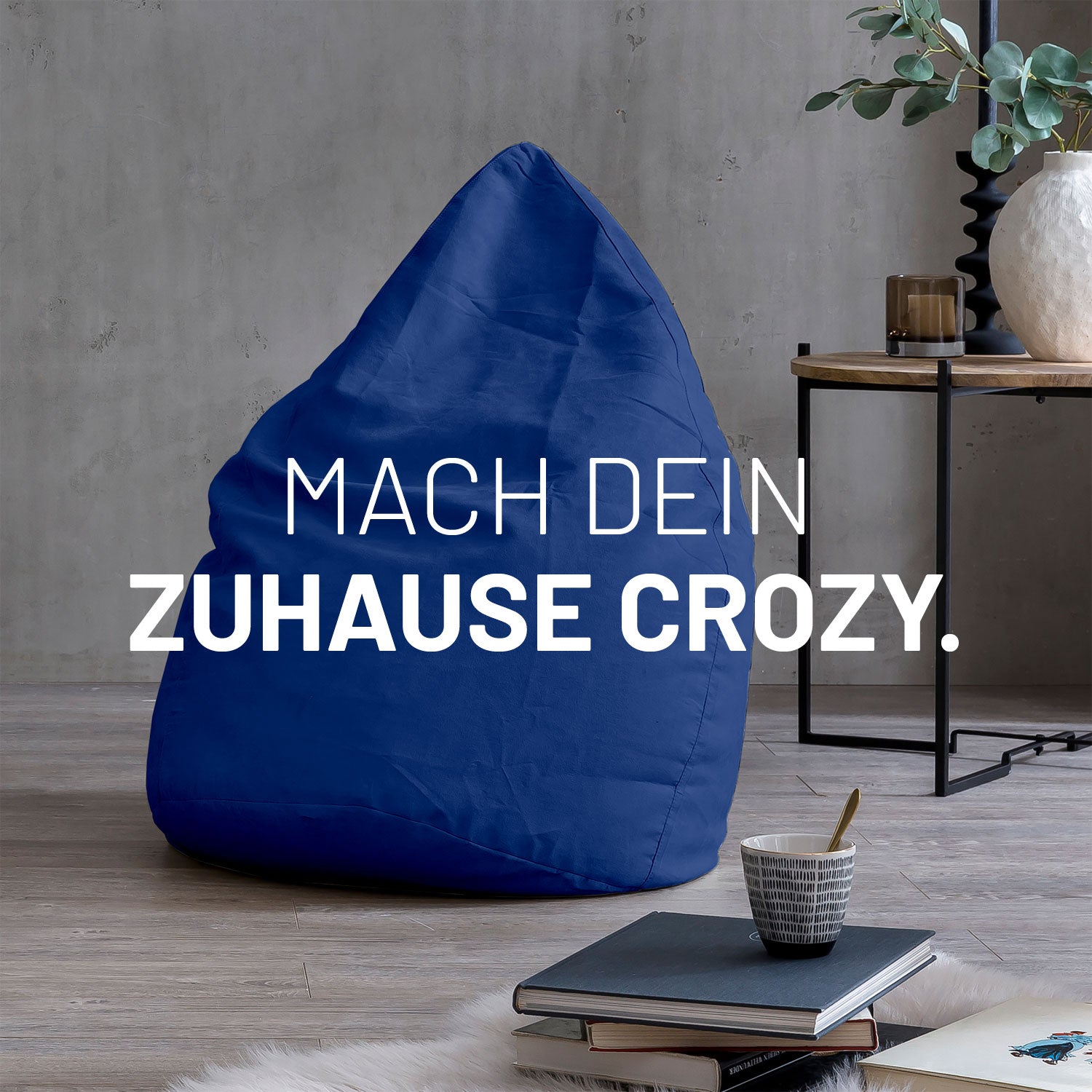 Luxury XL PLUS Sitzsack (220 L) - indoor - Royalblau
