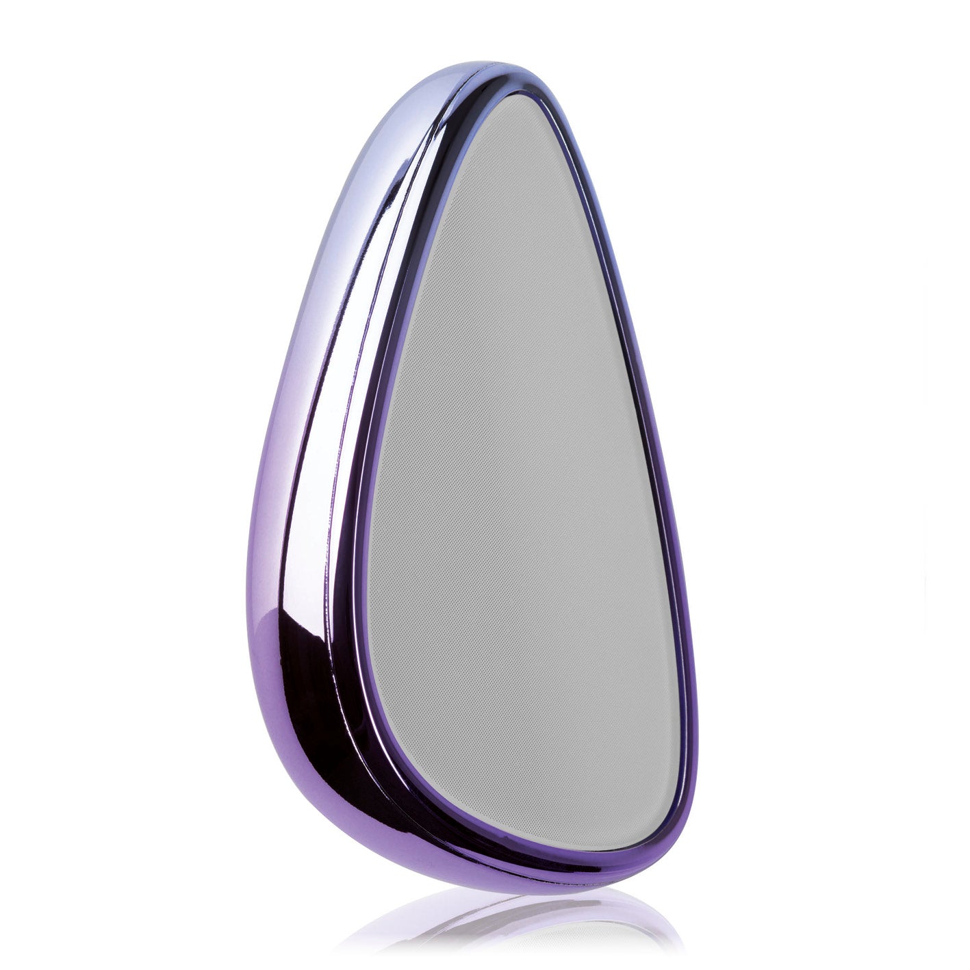 Haarentferner Nano-Glas - lila ohne Klingen und Strom zum sanften Abtragen von Hautschuppen und Haaren mit angenehmer Oberfläche.