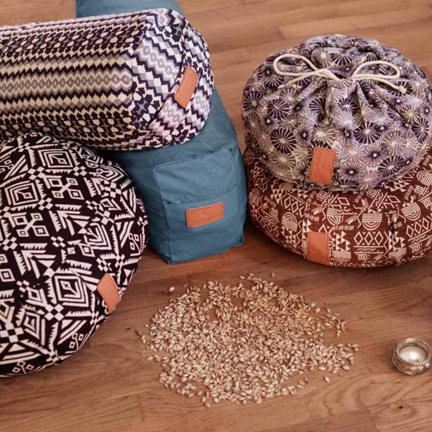 Bio Dinkelspelz zum Befüllen & Nachfüllen von Kissen & Bolstern - 30 kg, naturreiner, biologischer Dinkelspelz für Yoga und Meditation.