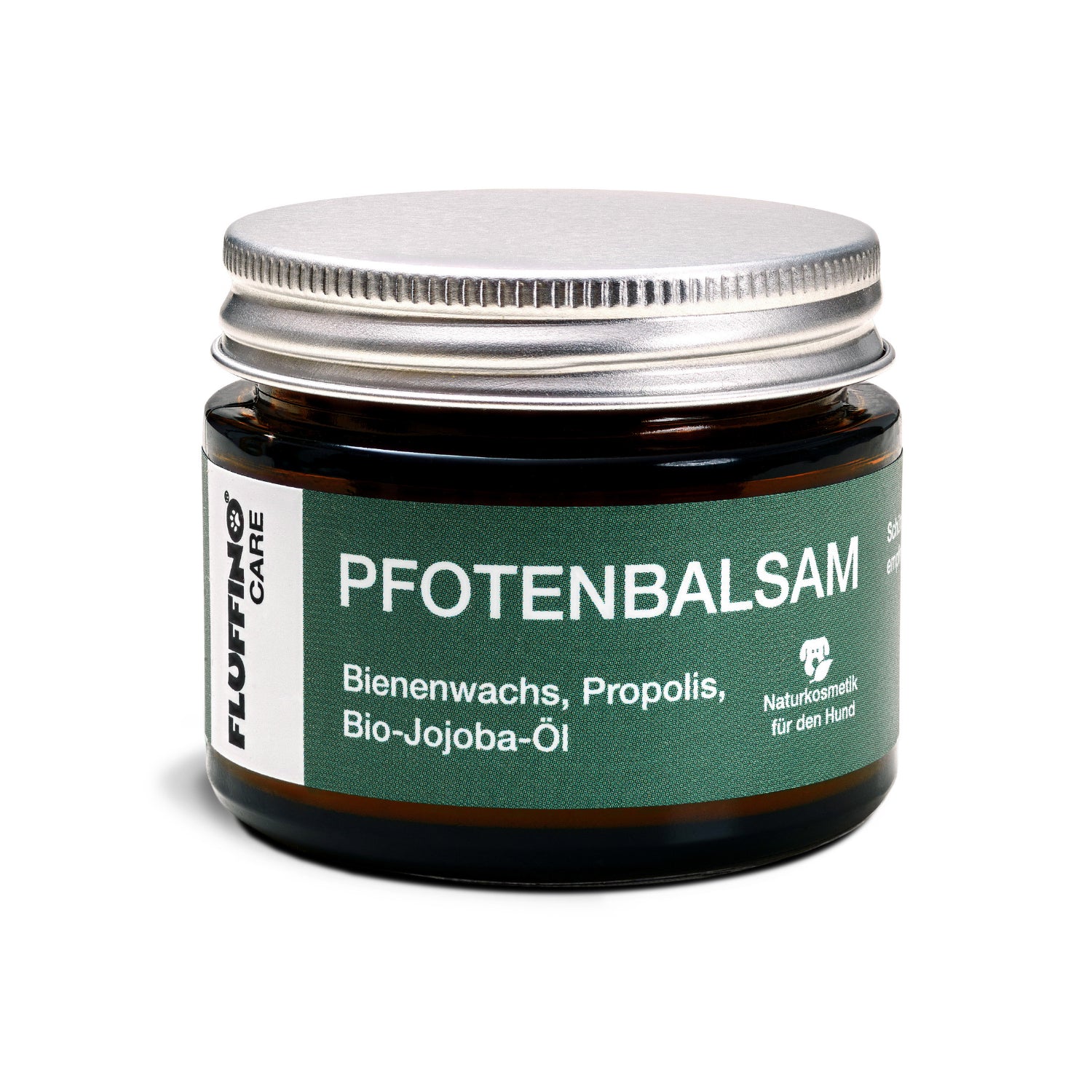 Pfotenbalsam - 50 ml - 100% natürlicher Pfotenschutz mit Bienenwachs, Propolis und Bio-Jojobaöl für empfindliche Hundepfoten.