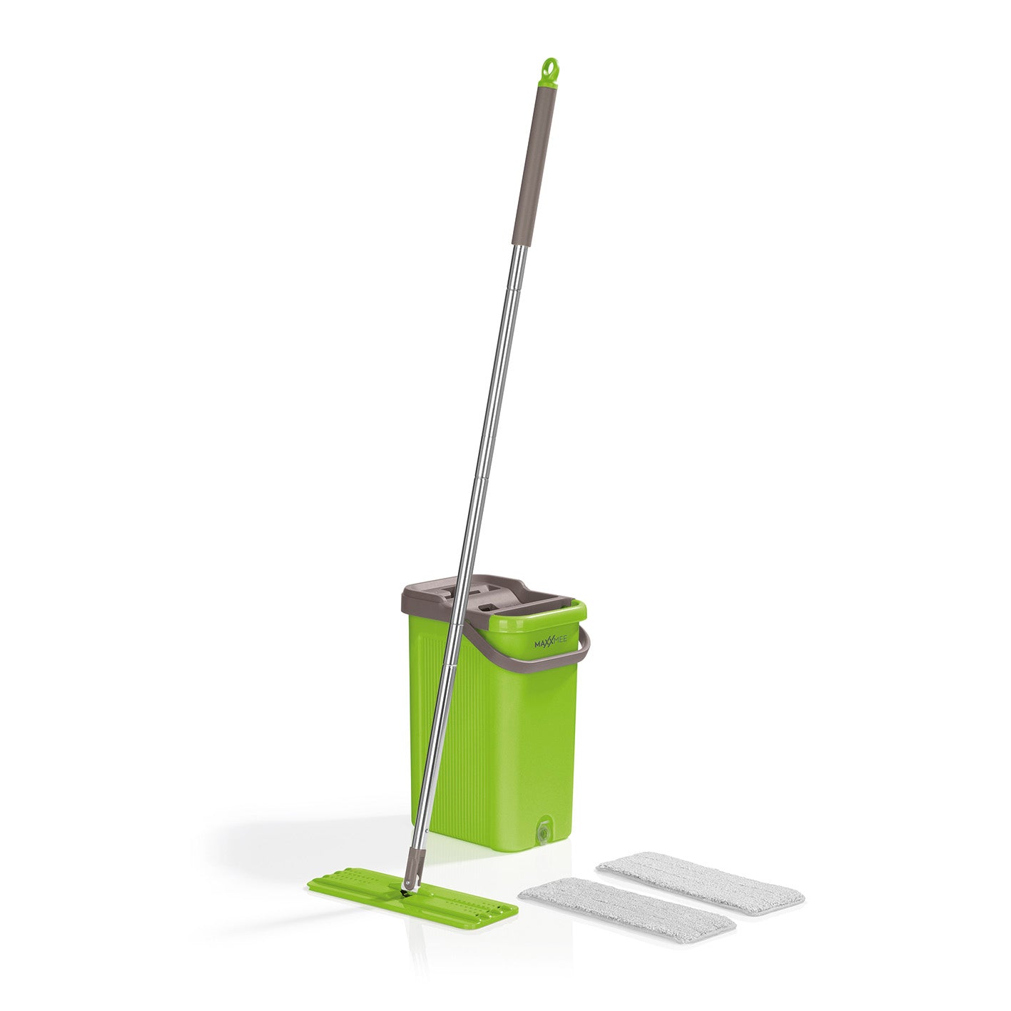 Komfort-Mopp Smart 7,5 l Eimer mit 2-Kammer-System, Auswring-Mechanismus, ideal für Laminat, Parkett und Fliesen.