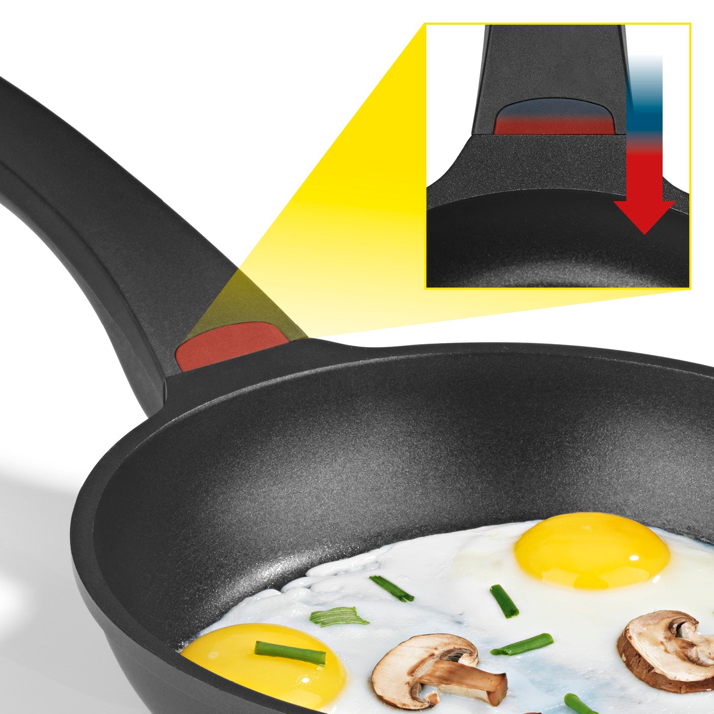 Aluguss-Topf- und Pfannen-Set - 11-teilig mit N8WERK Heat Indicator und 3-fach Ilag Ultimate Antihaftbeschichtung.