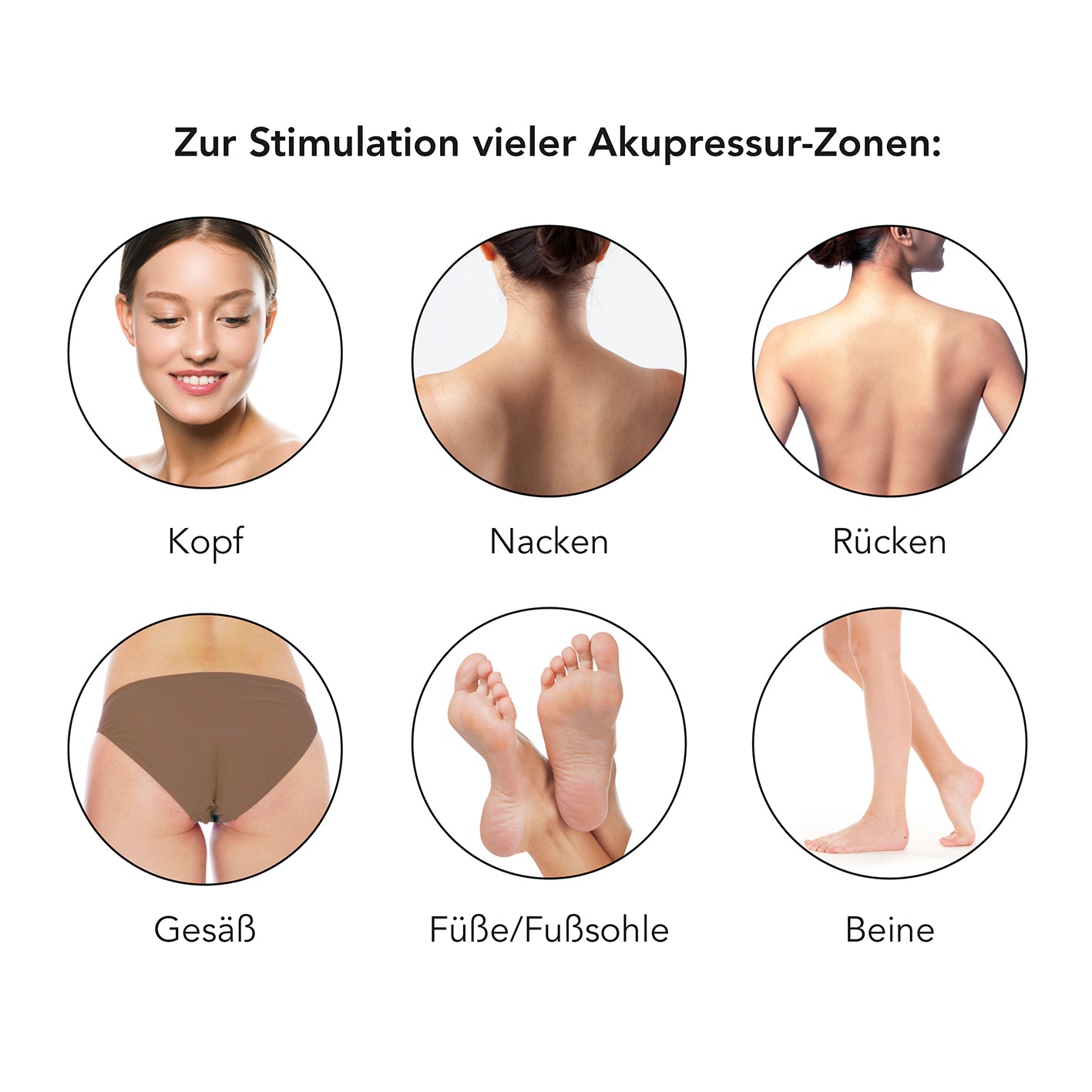 Akupressur-Set Polster & Kissen - Grün zur Stimulation von Kopf, Nacken, Rücken, Gesäß, Füßen und Beinen durch Akupressur-Noppen.