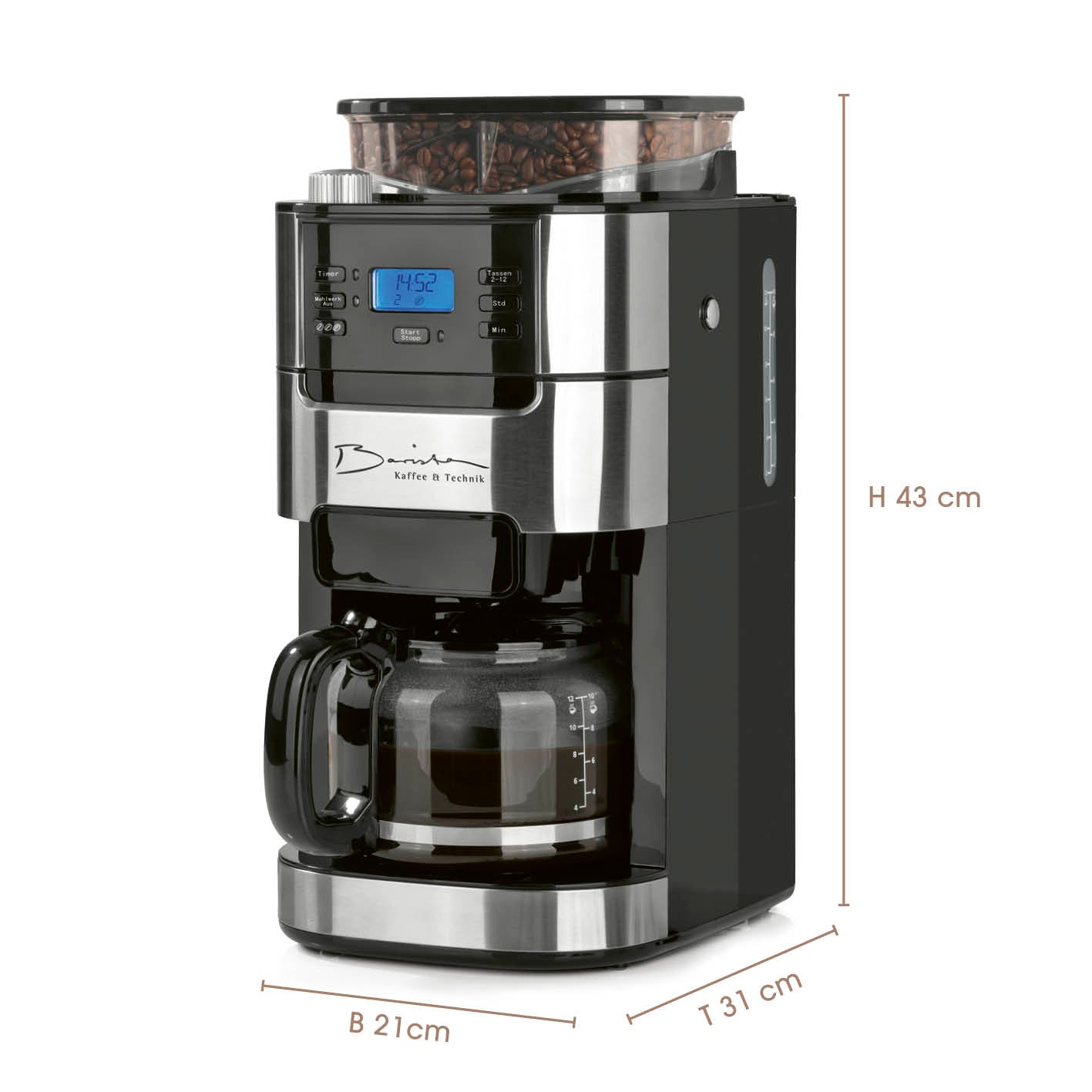 Kaffeemaschine mit Mahlwerk