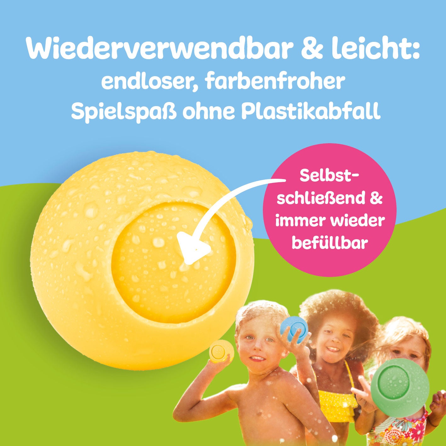 Wiederverwendbare Wasserbomben - 24 Stück