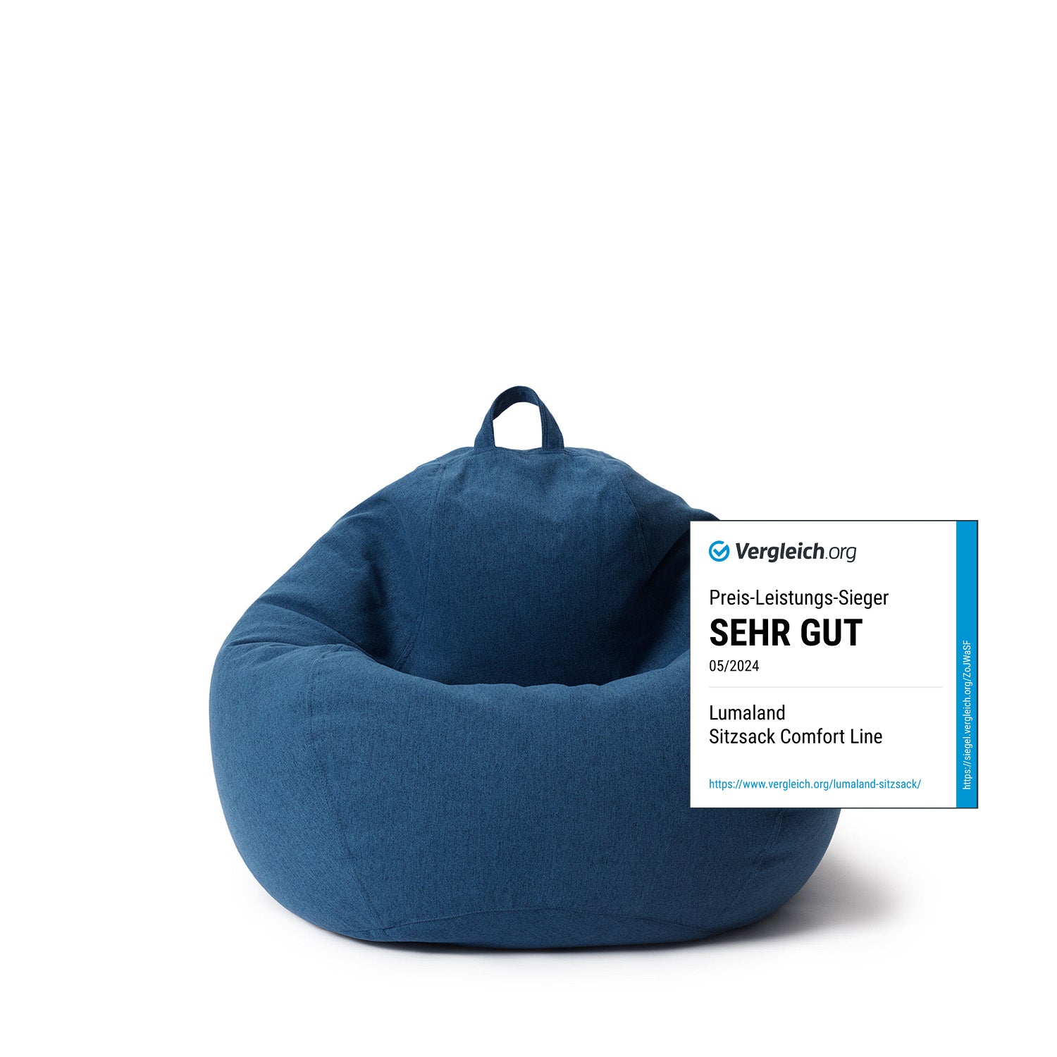 Comfort Line Sitzsack M (120 L) - indoor - Dunkelblau