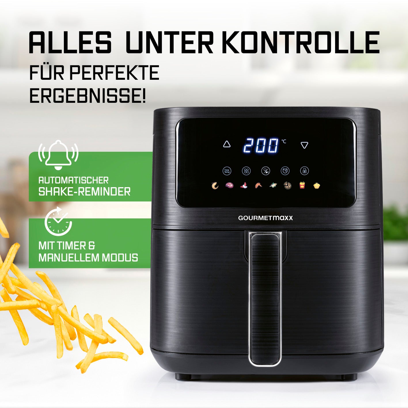 Heißluftfritteuse - 4,5 Liter