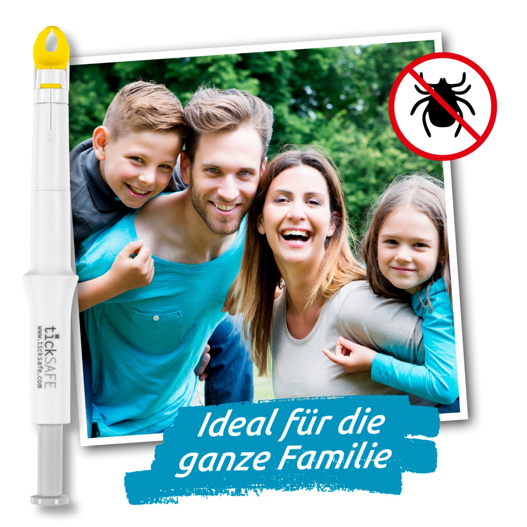 Zeckengreifer für Mensch & Tier mit rotierendem Greiferkopf - 2er-Set