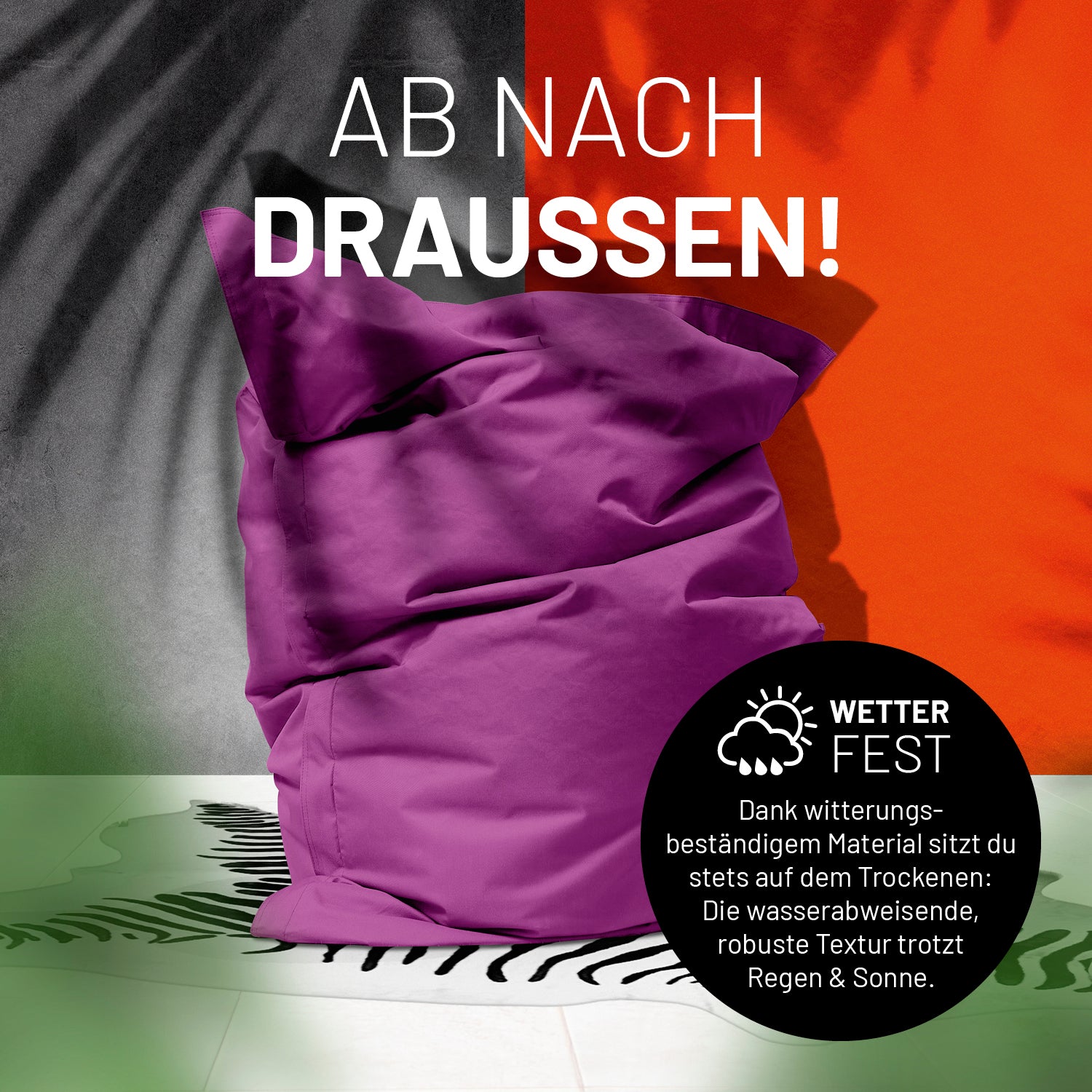 Sitzsack Classic XXL (380 L) - indoor - & outdoor - Lila
