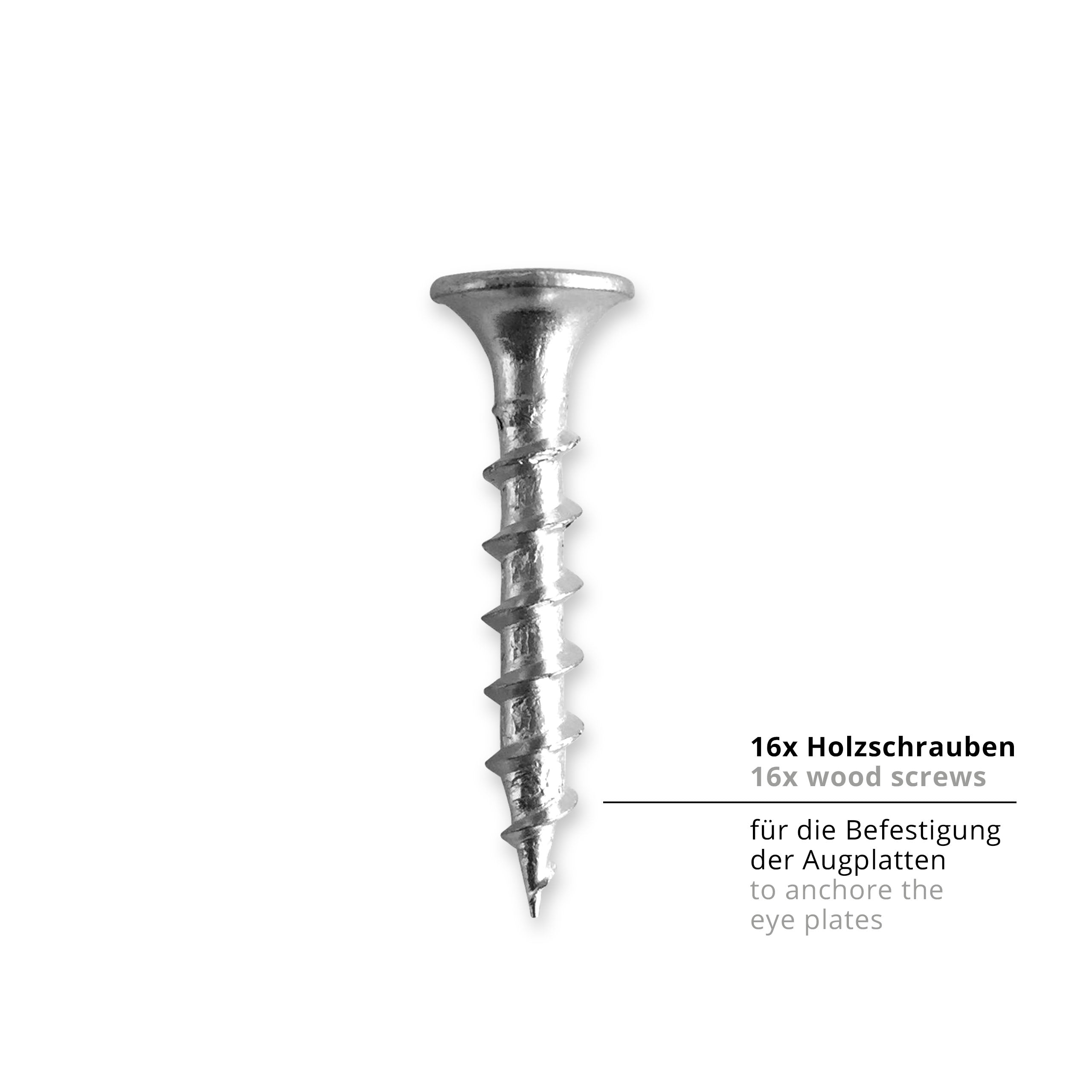 Befestigungsset - Fixierungsset für Sonnensegel