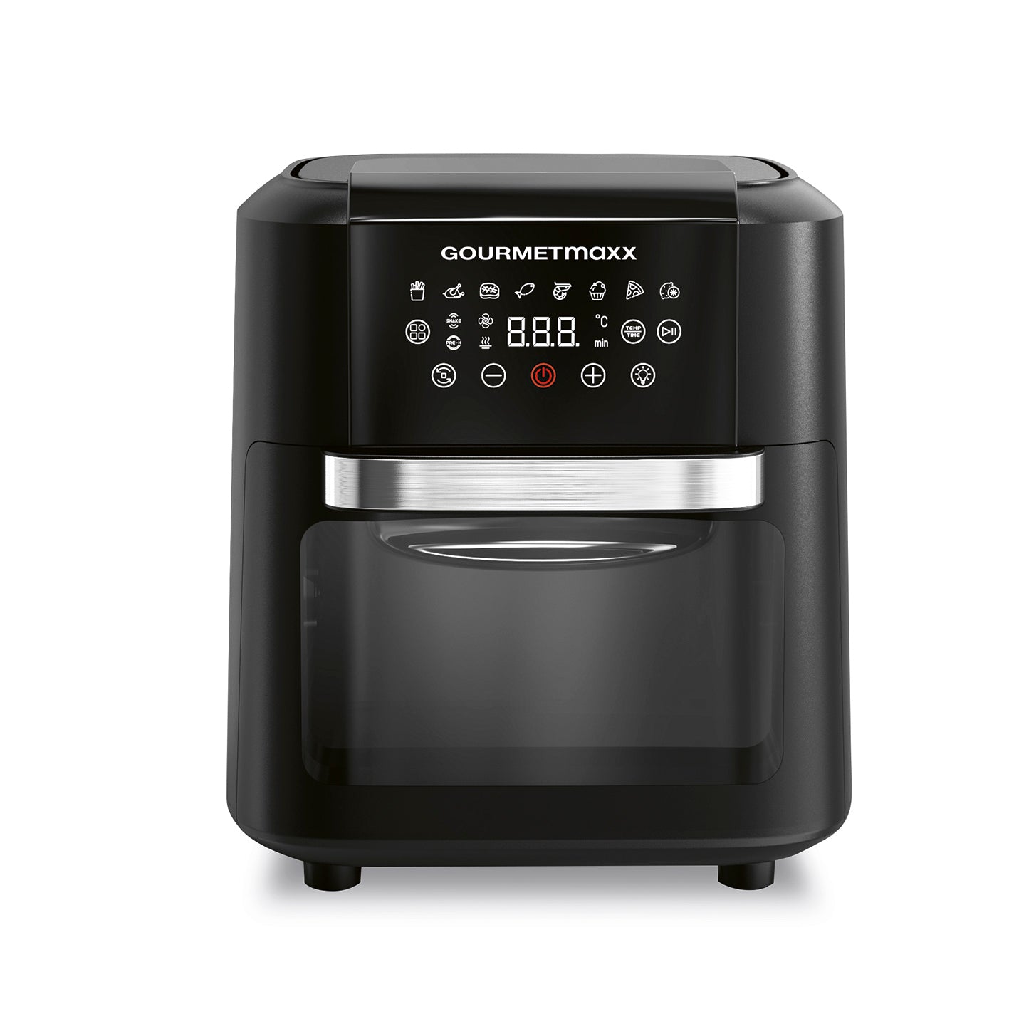 4in1-Heißluftfritteuse mit Touchdisplay - 11 L
