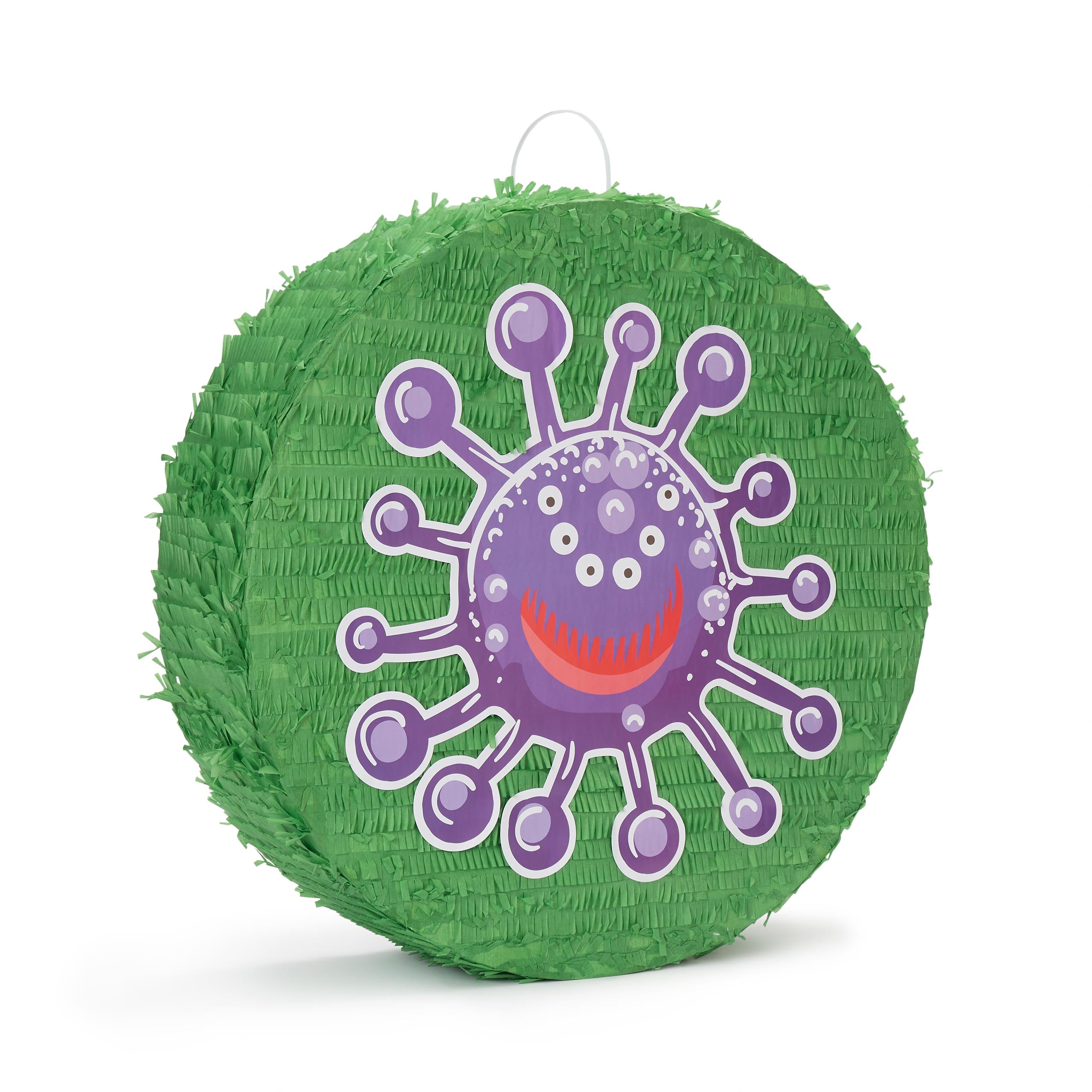 Pinata Set zum Befüllen inkl. Schläger & Augenbinde "Beat The Virus"