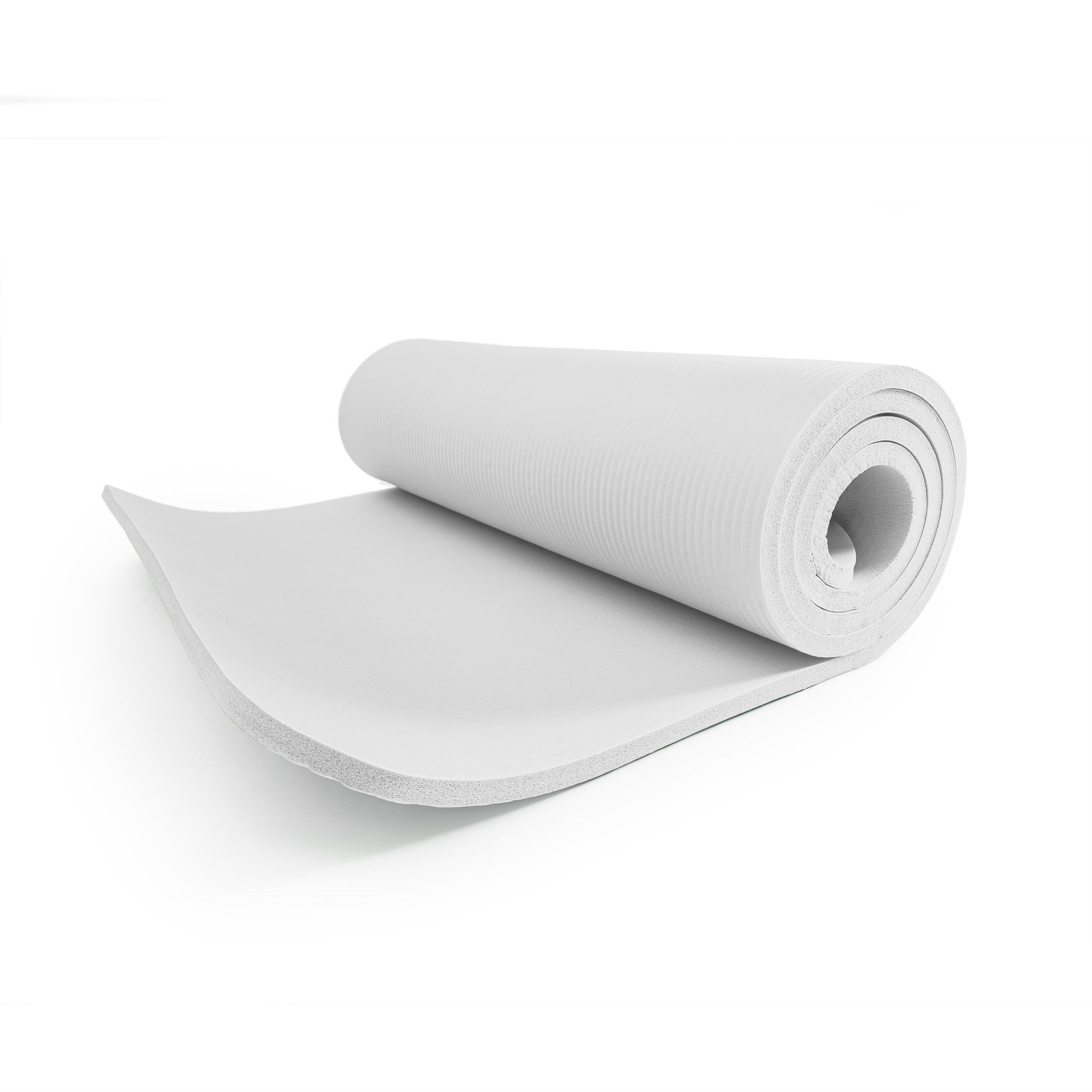 Fitness- & Gymnastikmatte - 183 x 61 x 1,2 cm - Weiß