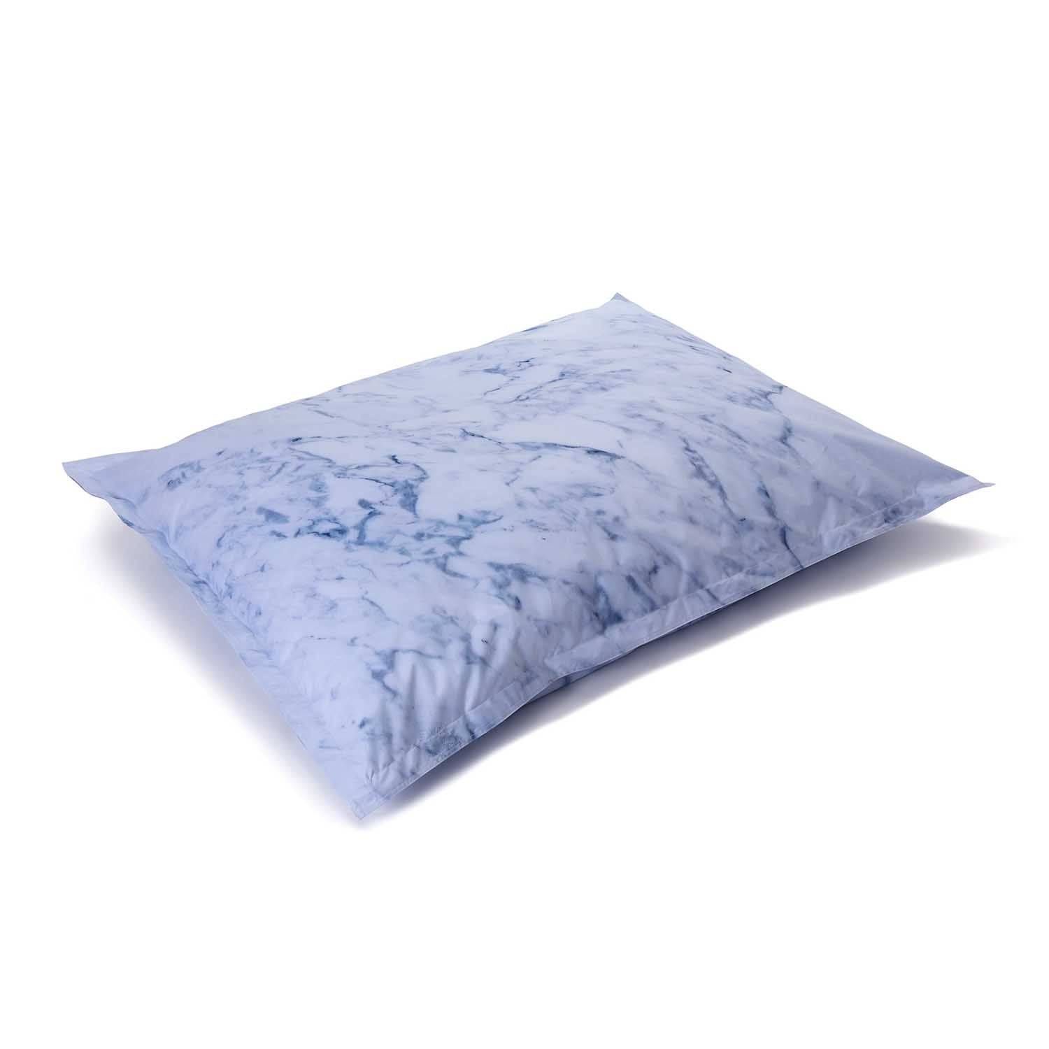 Sitzsack Classic XXL (380 L) Special Edition Marmor Design, wasserfest, für Indoor & Outdoor, großer bequemer Riesensitzsack von Lumaland.