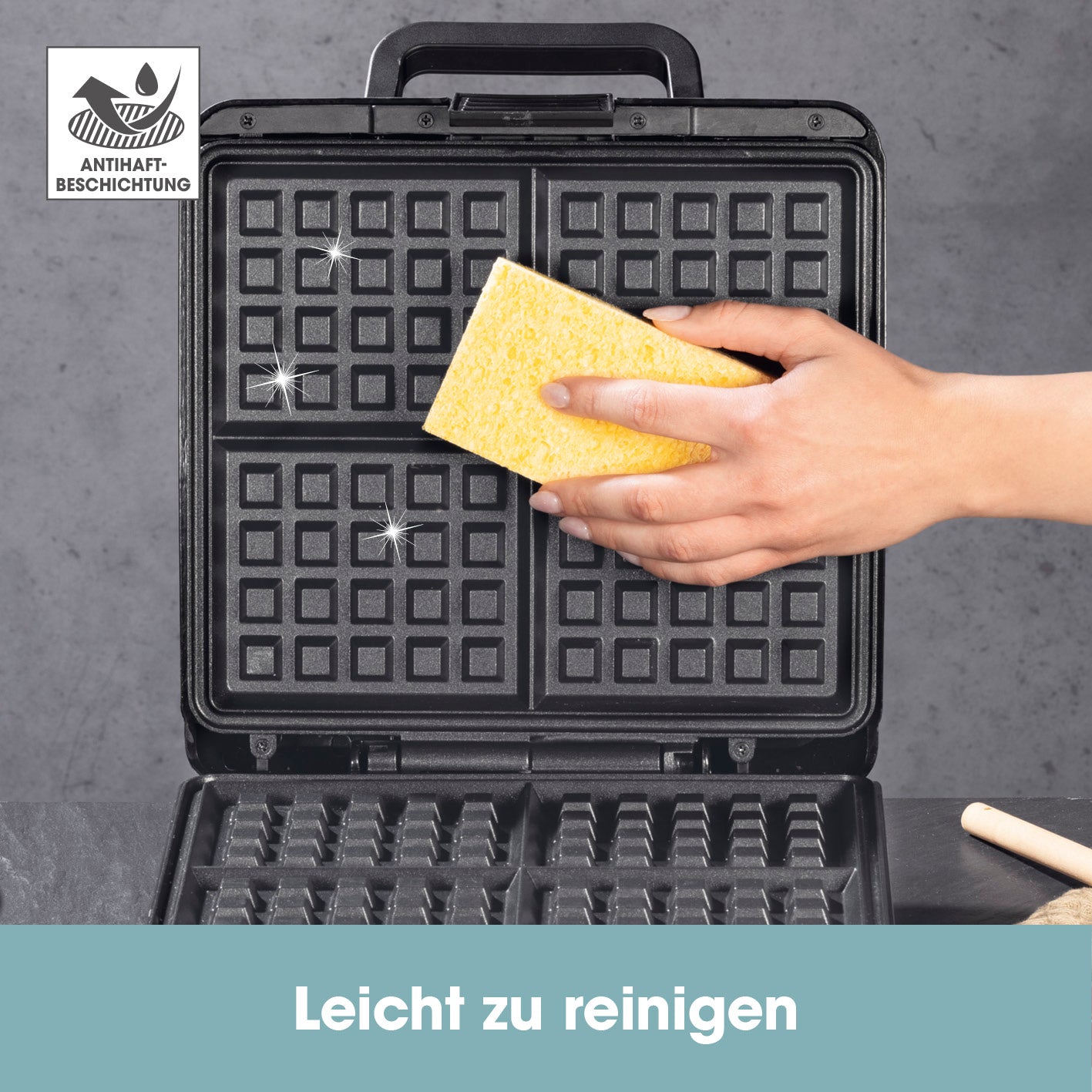 Waffeleisen für Belgische Waffeln