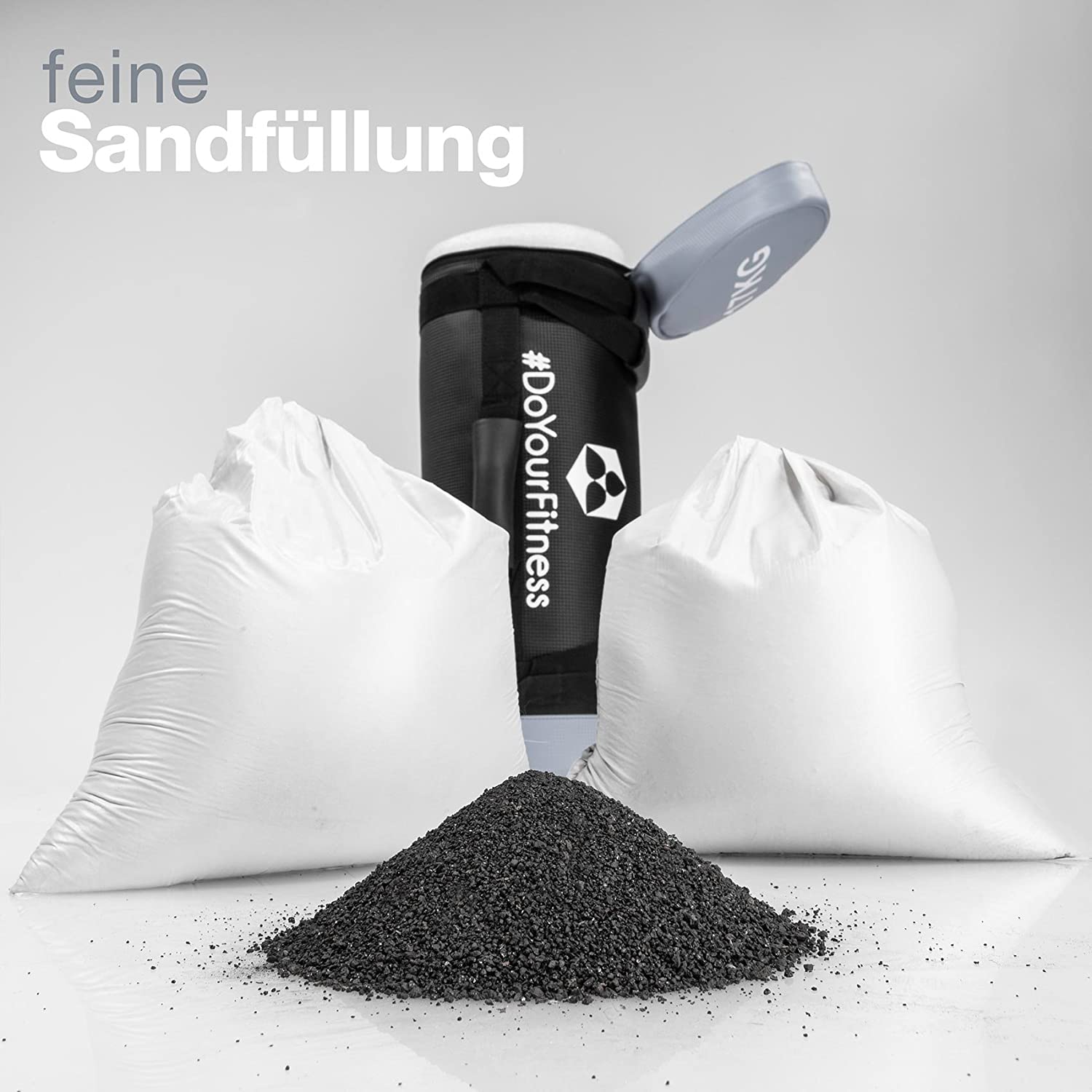 Corebag Sandsack Carolous - Fitness Power Bag 25 kg mit feiner Sandfüllung und robuster Nylonhülle für Functional Training und CrossFit.