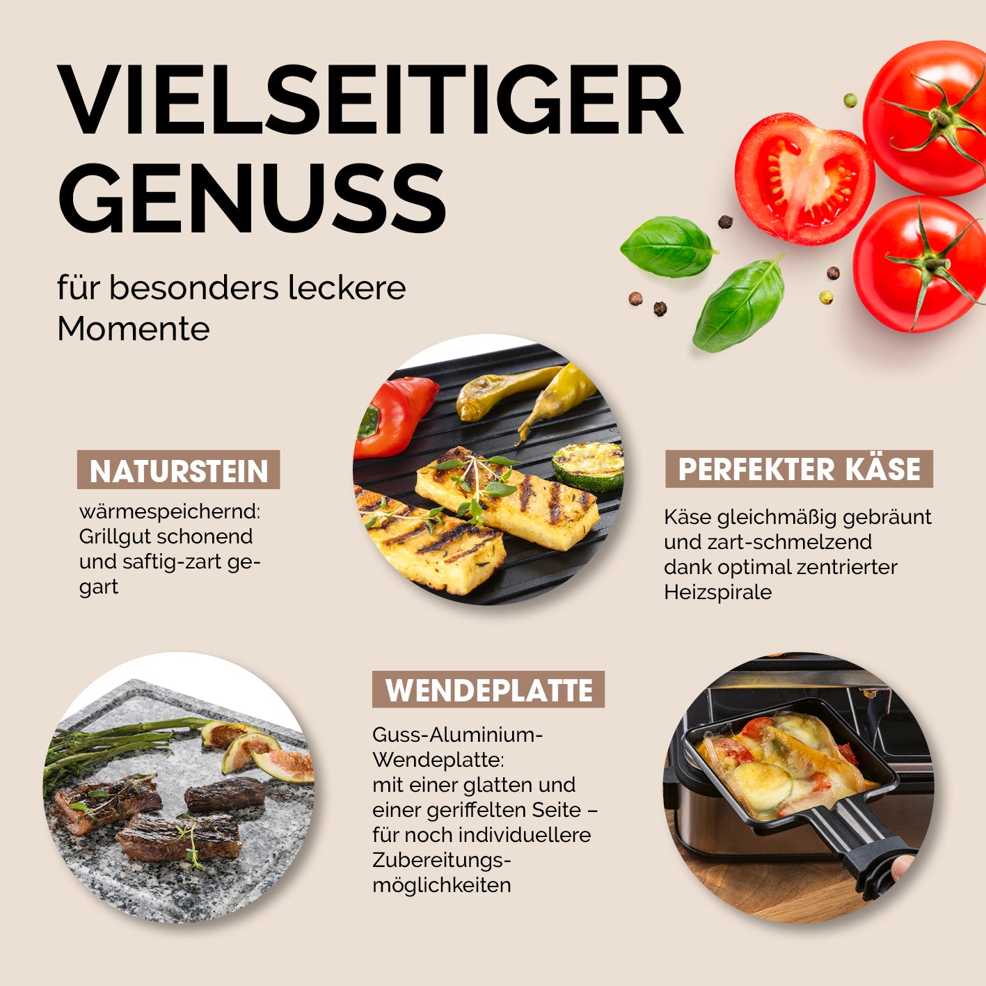 Raclettegrill - 8 Personen