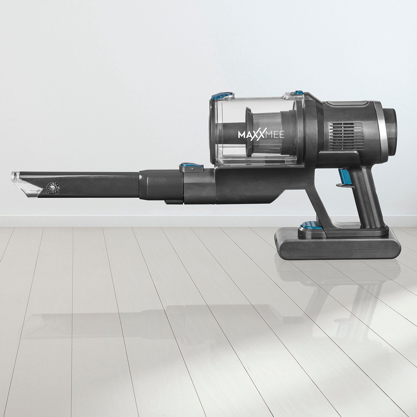 Ersatz-Akku für Akku-Zyklon-Staubsauger LED anthrazit/petrol passend für MAXXMEE Staubsauger Modelle 03048 und 05878.