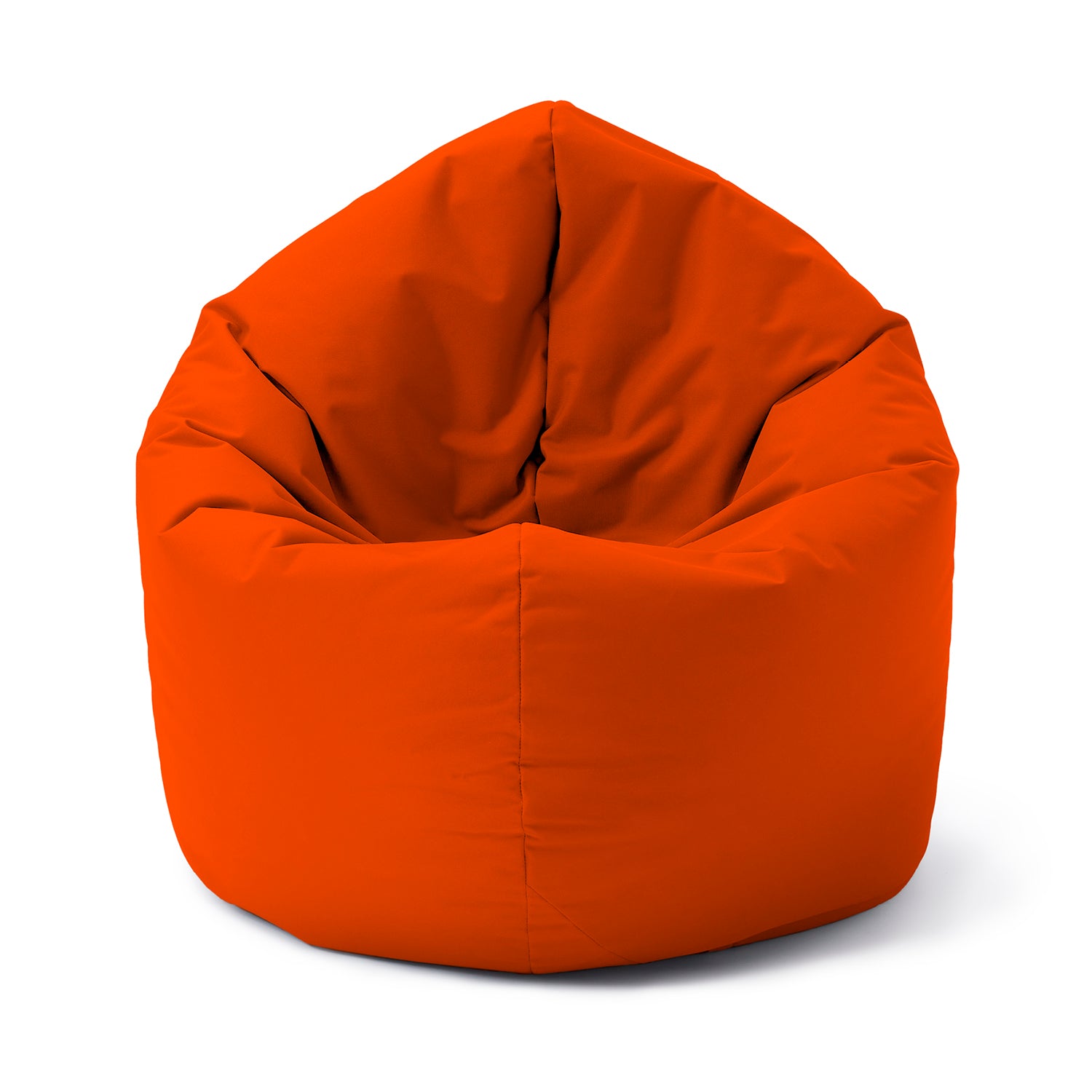 Sitzsack Drops (300 L) in Orange, leicht, langlebig, mit hochwertigen EPS-Perlenfüllung, für indoor und outdoor, pflegeleicht mit verdecktem Reißverschluss.