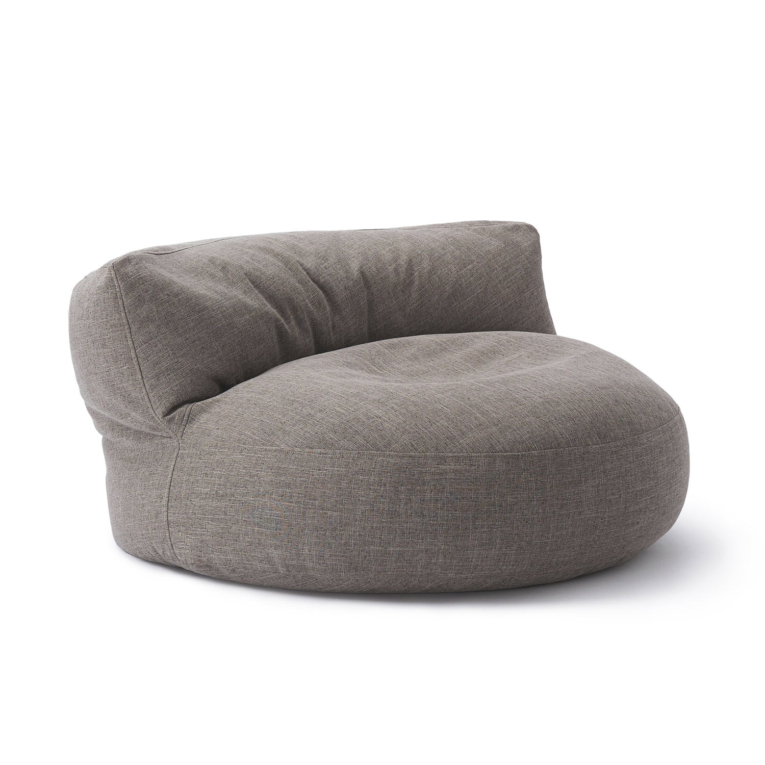 Interior Line Sitzsack-Lounge (320 L) in Hellgrau, indoor, weich, leinenartig, bequem, modernes Design für gemütliche Sitzbereiche.