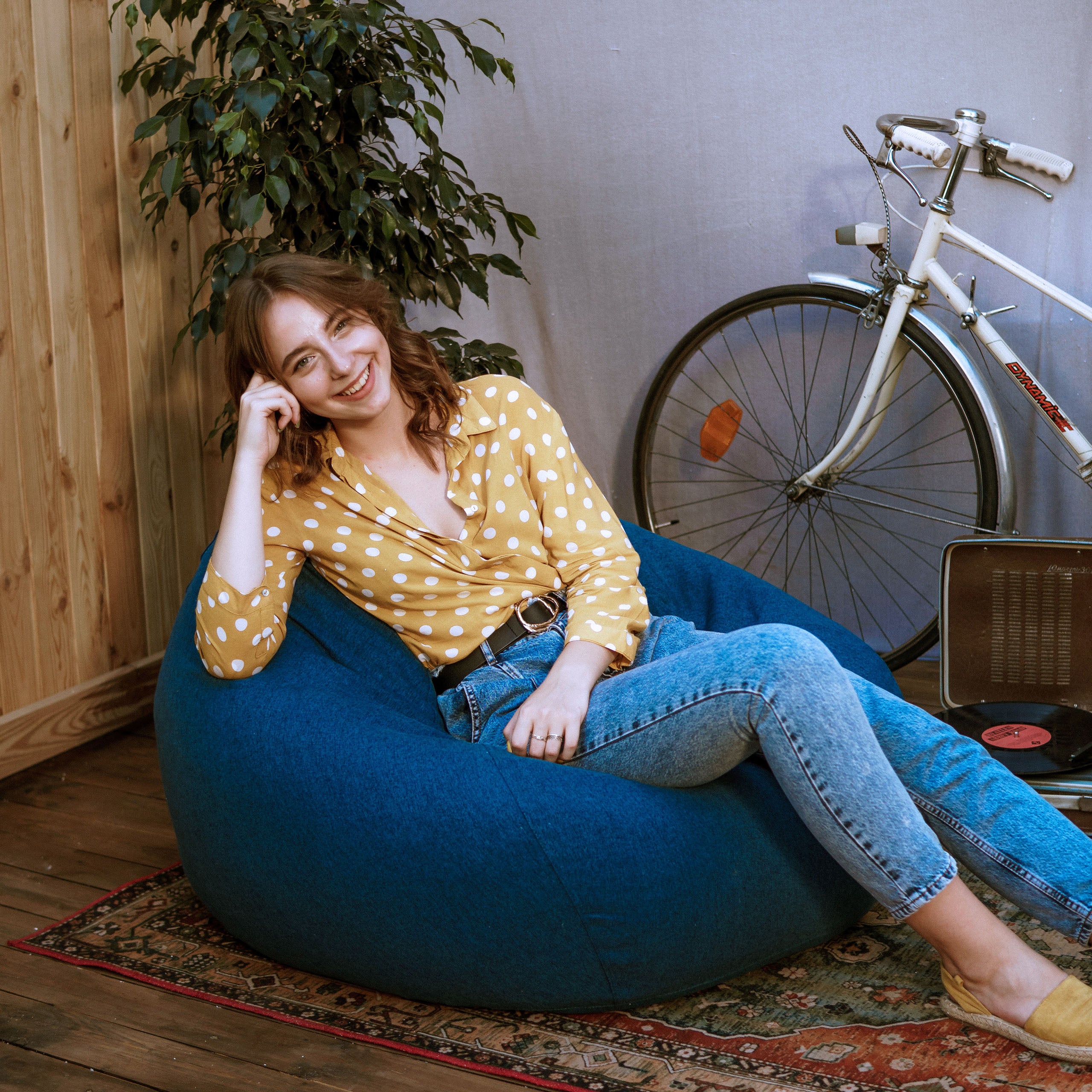 Comfort Line Sitzsack XXL (315 L) - indoor - Dunkelblau
