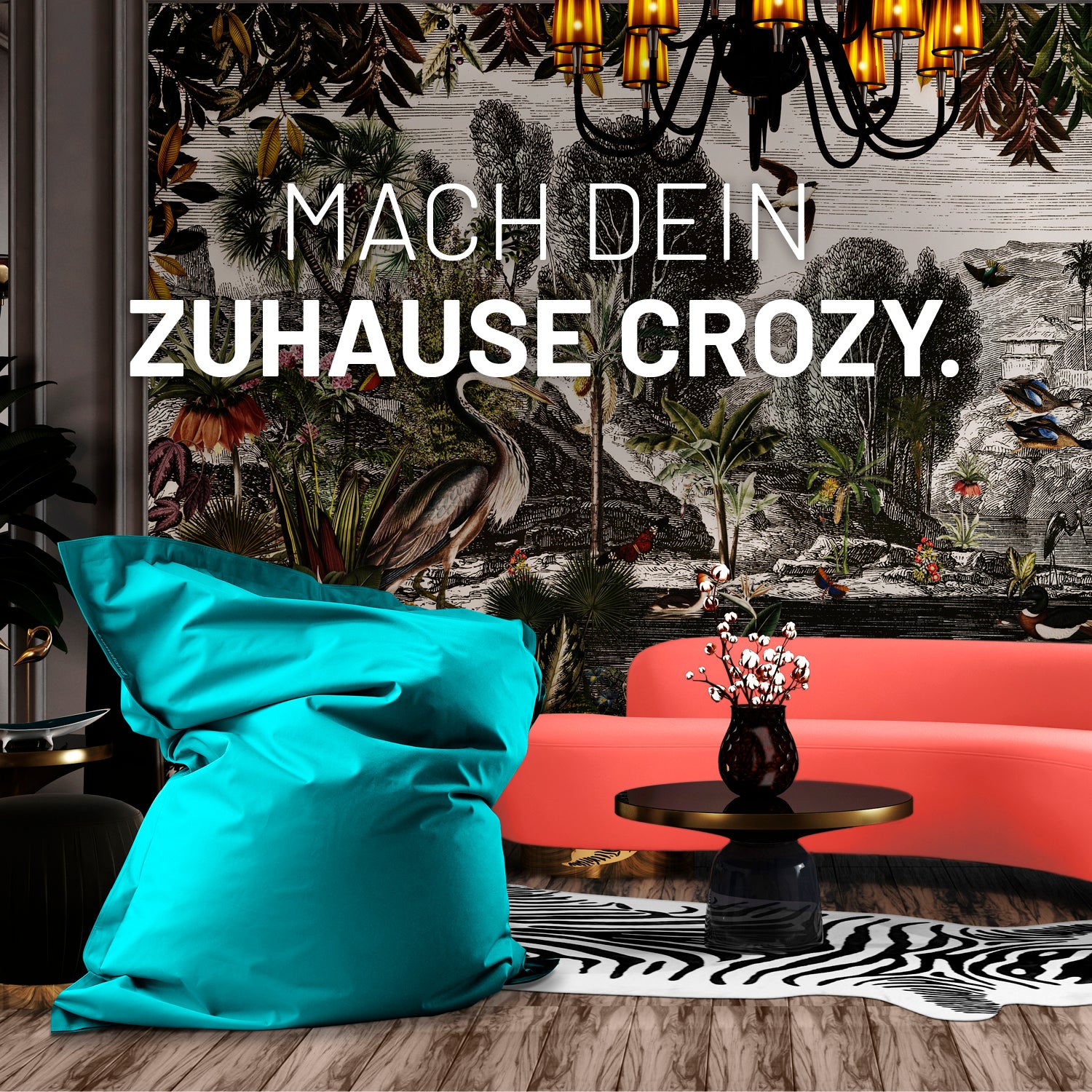 Sitzsack Classic XXL (380 L) in Aquamarin, modern, indoor & outdoor, pflegeleicht, mit verstecktem Reißverschluss und robusten Nähten.