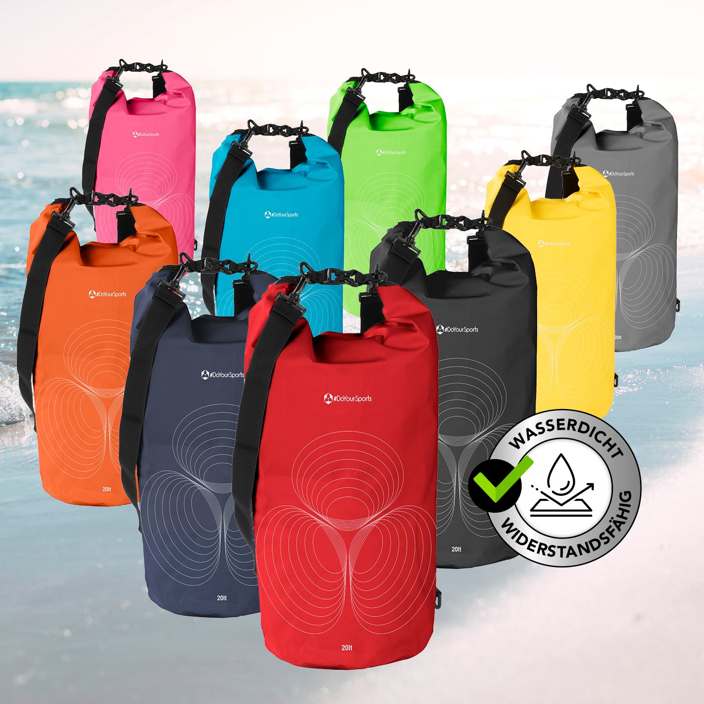Dry Bag 20L - Rot