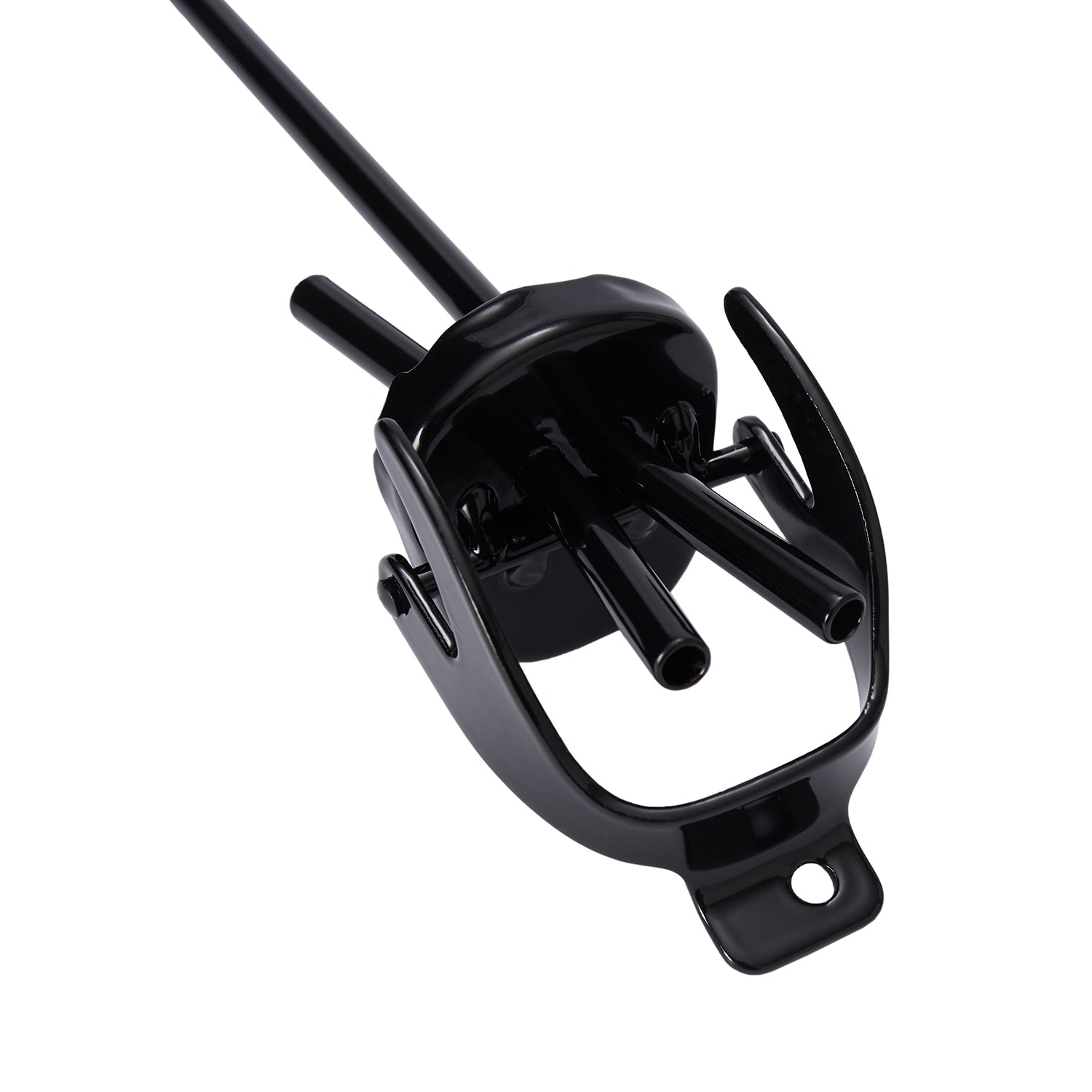 Adapter mit 2 Ansaugöffnung für Kraftstoffkanister Metall - unisize - schwarz, geeignet für Diesel, Benzin, Öl, 42 cm lang.