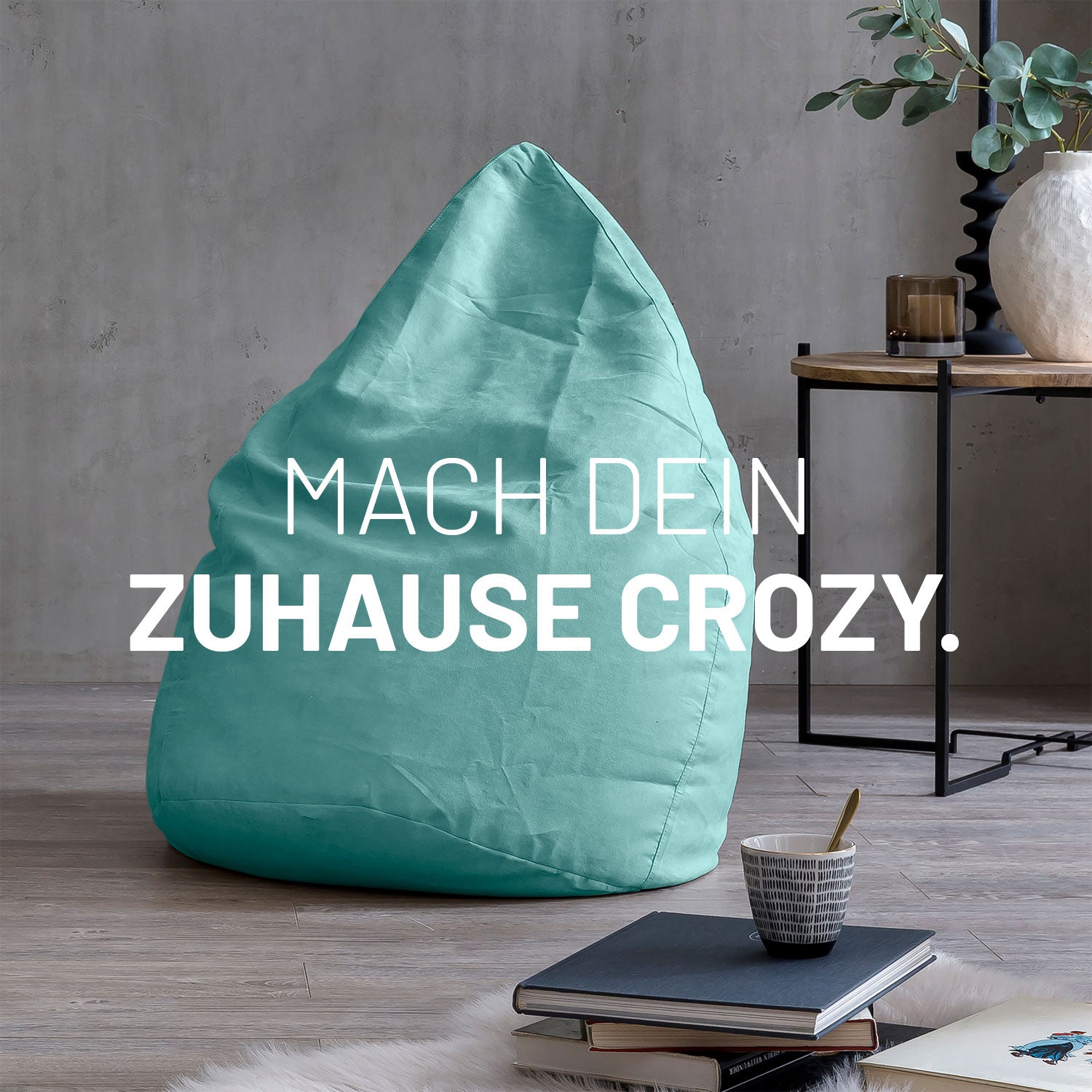 Luxury XL PLUS Sitzsack (220 L) - indoor - Türkis
