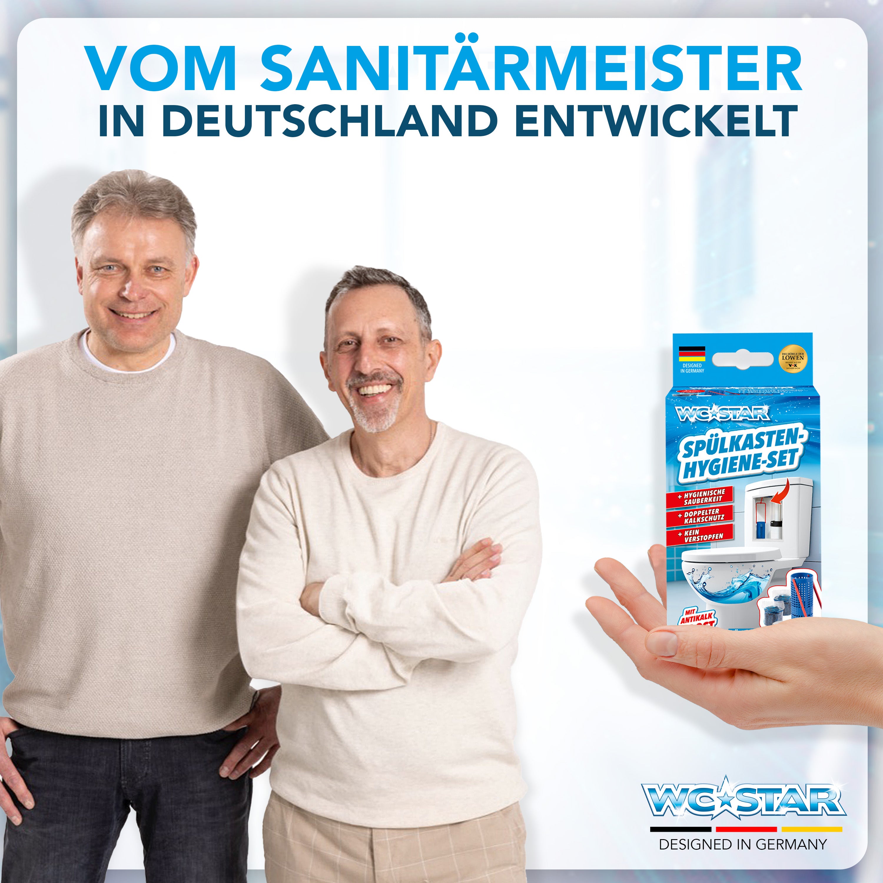 WC-Star Nachfüll-Set (8x Spülkasten-Tab + 4x Antikalk-Tab)