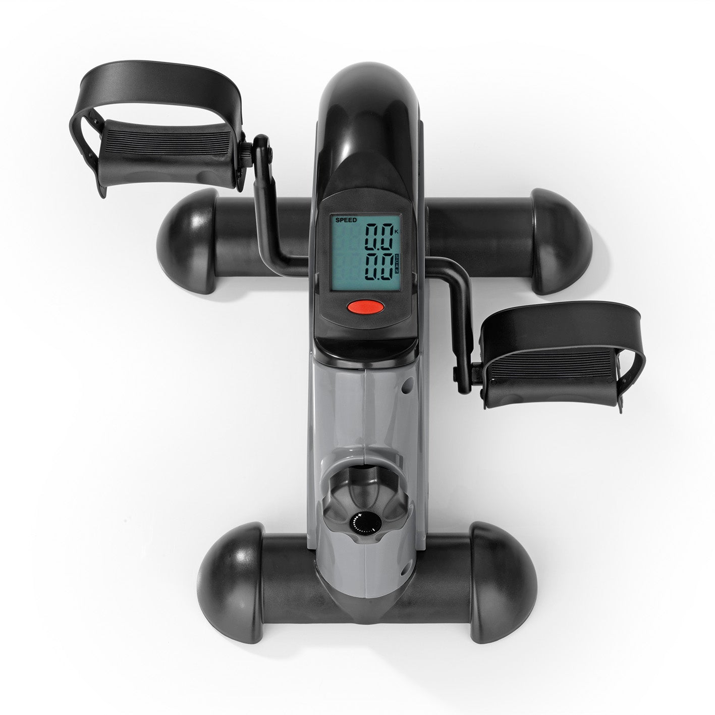 Mini-Trainer mit Metallschwungrad - grau/schwarz