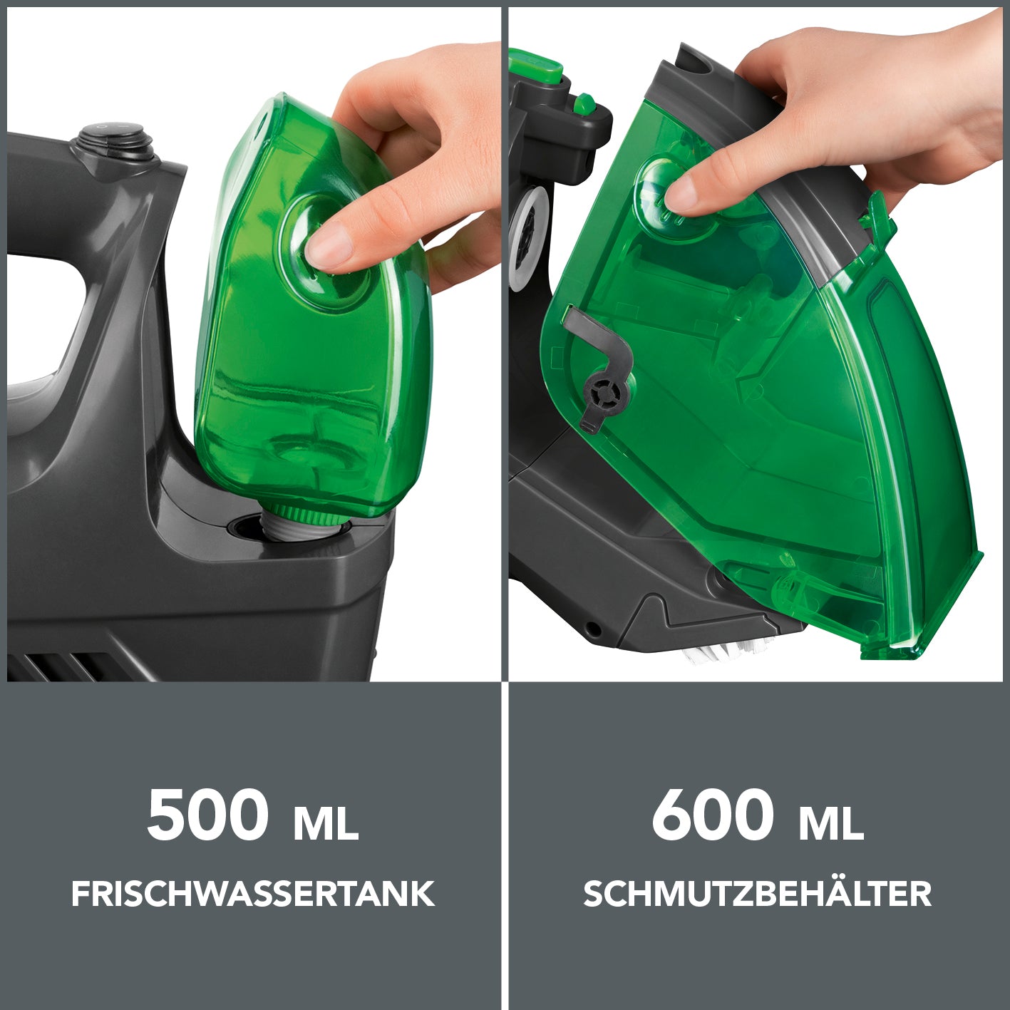 Polster- & Teppichreiniger - anthrazit/grün