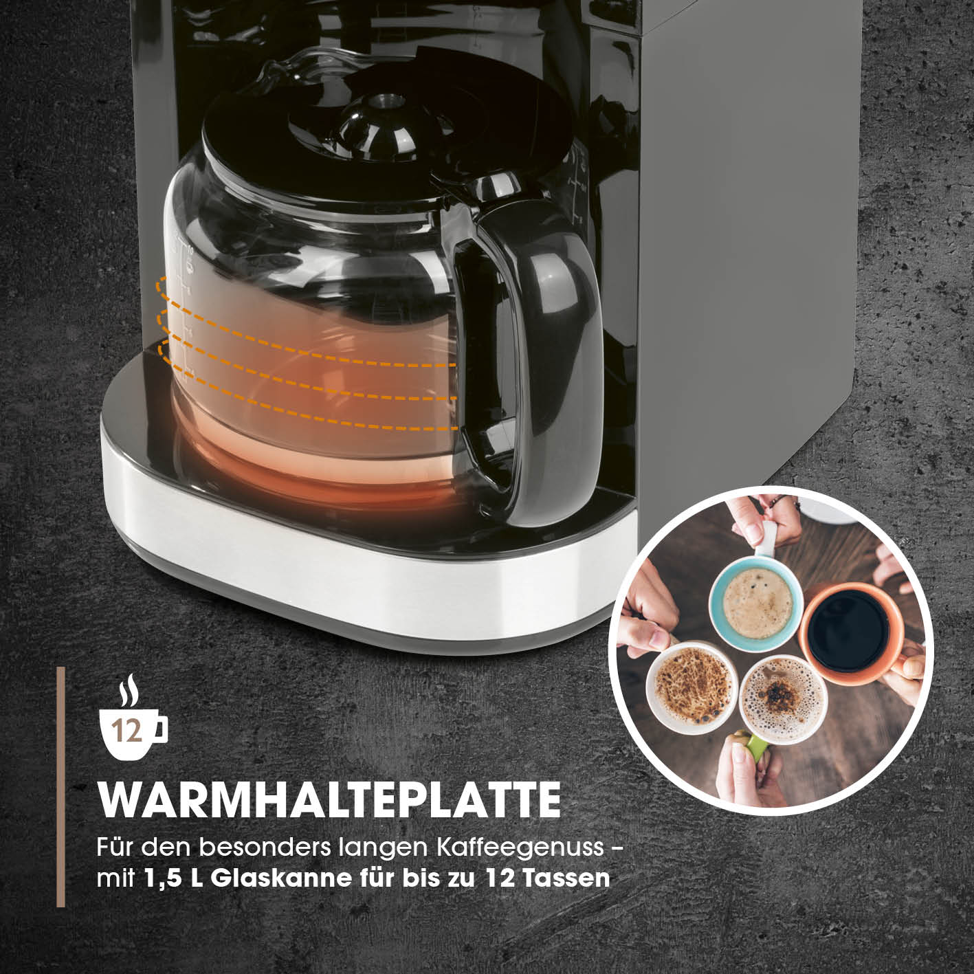 Kaffeemaschine mit Mahlwerk