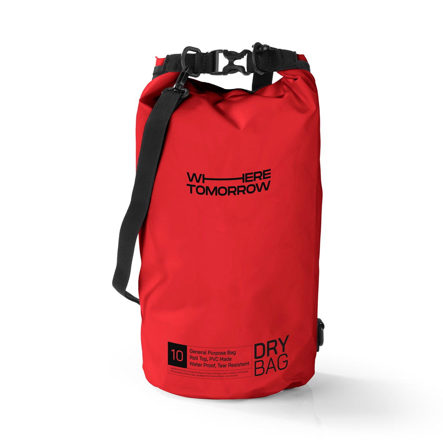 Dry Bag 10L - Style 01 - Rot