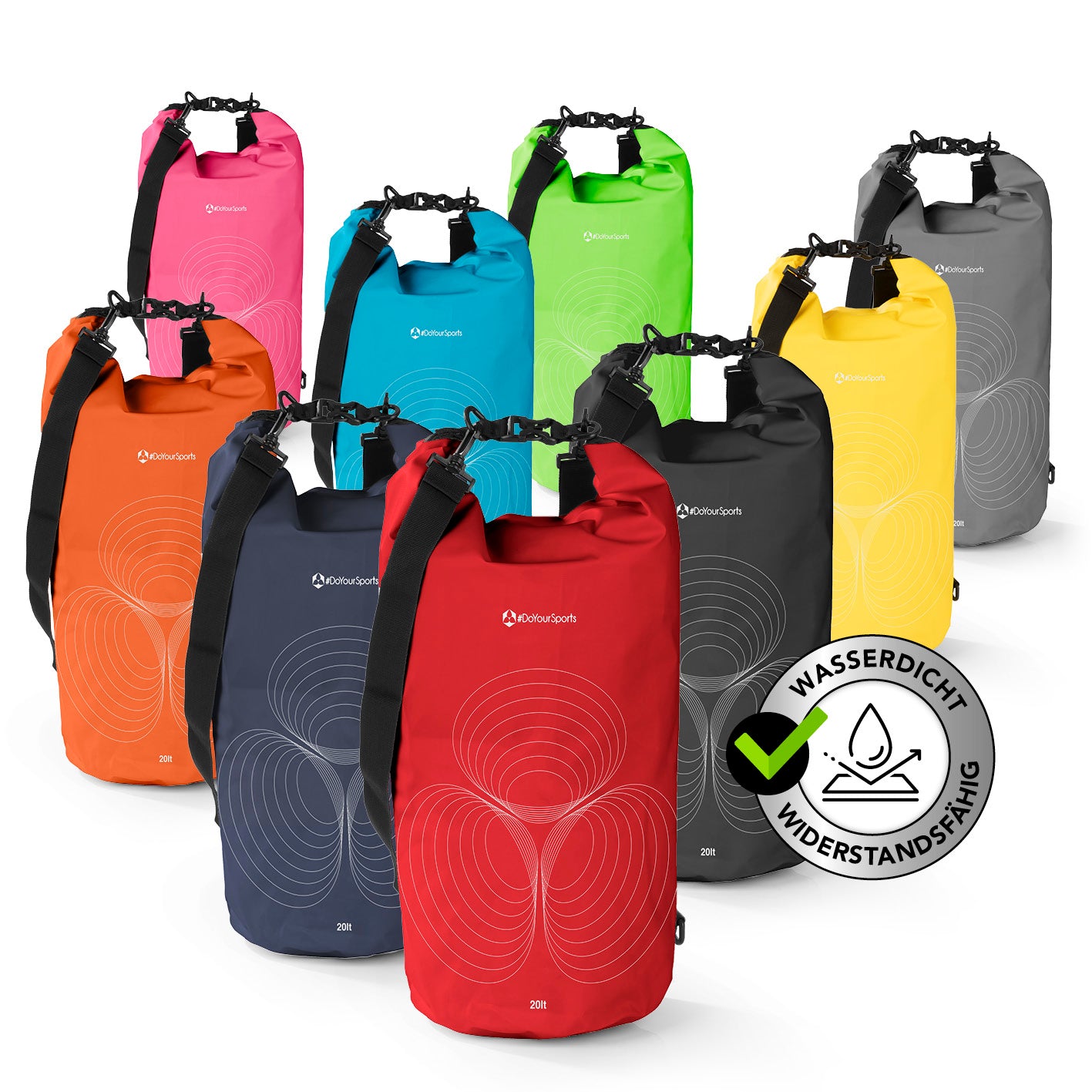 Dry Bag 20L - Rot