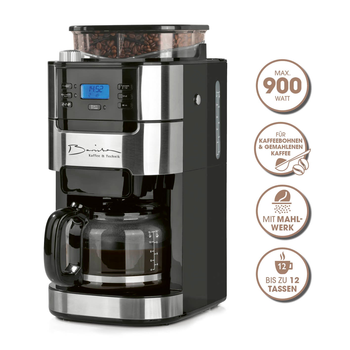 Kaffeemaschine mit Mahlwerk