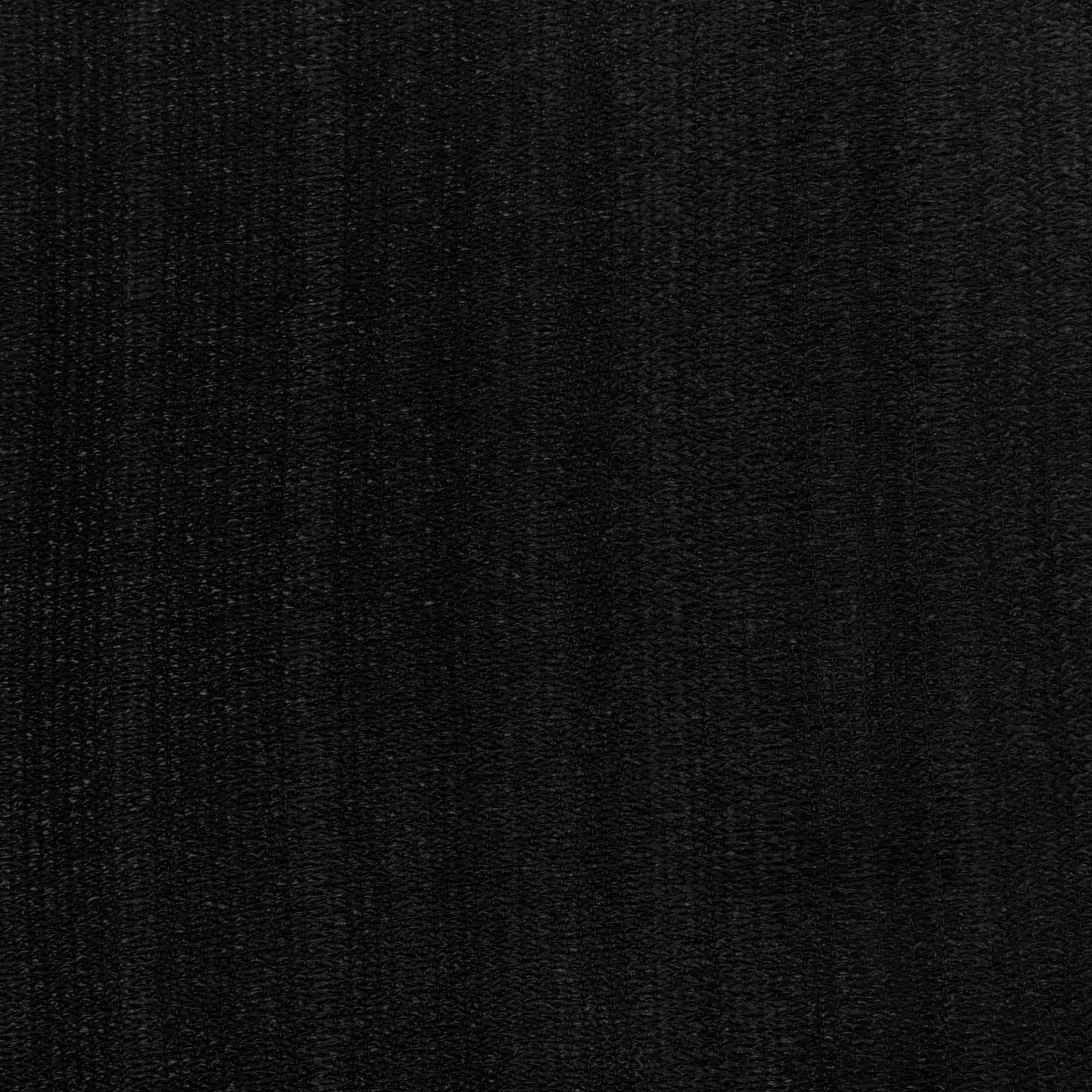 Sonnensegel 100% HDPE mit Stabilisator für UV-Schutz - Quadrat 4 x 4 Meter - Schwarz, reißfestes und UV-beständiges Material.