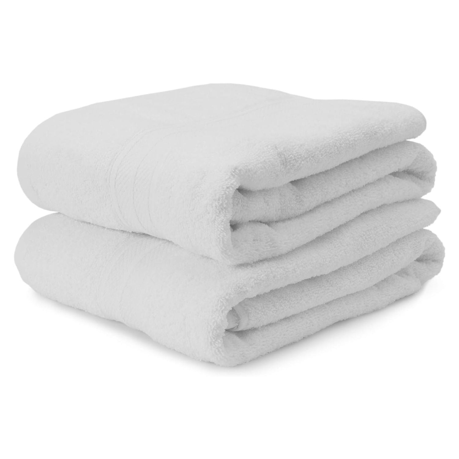 Premium Badetücher 100 x 150 cm - 2er-Set - Weiß